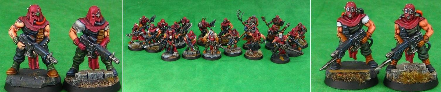 Chaos, Chaos Cultists, Cultists, Dark Vengeance, Necromunda, Necromunda Gang, Warhammer 40,000