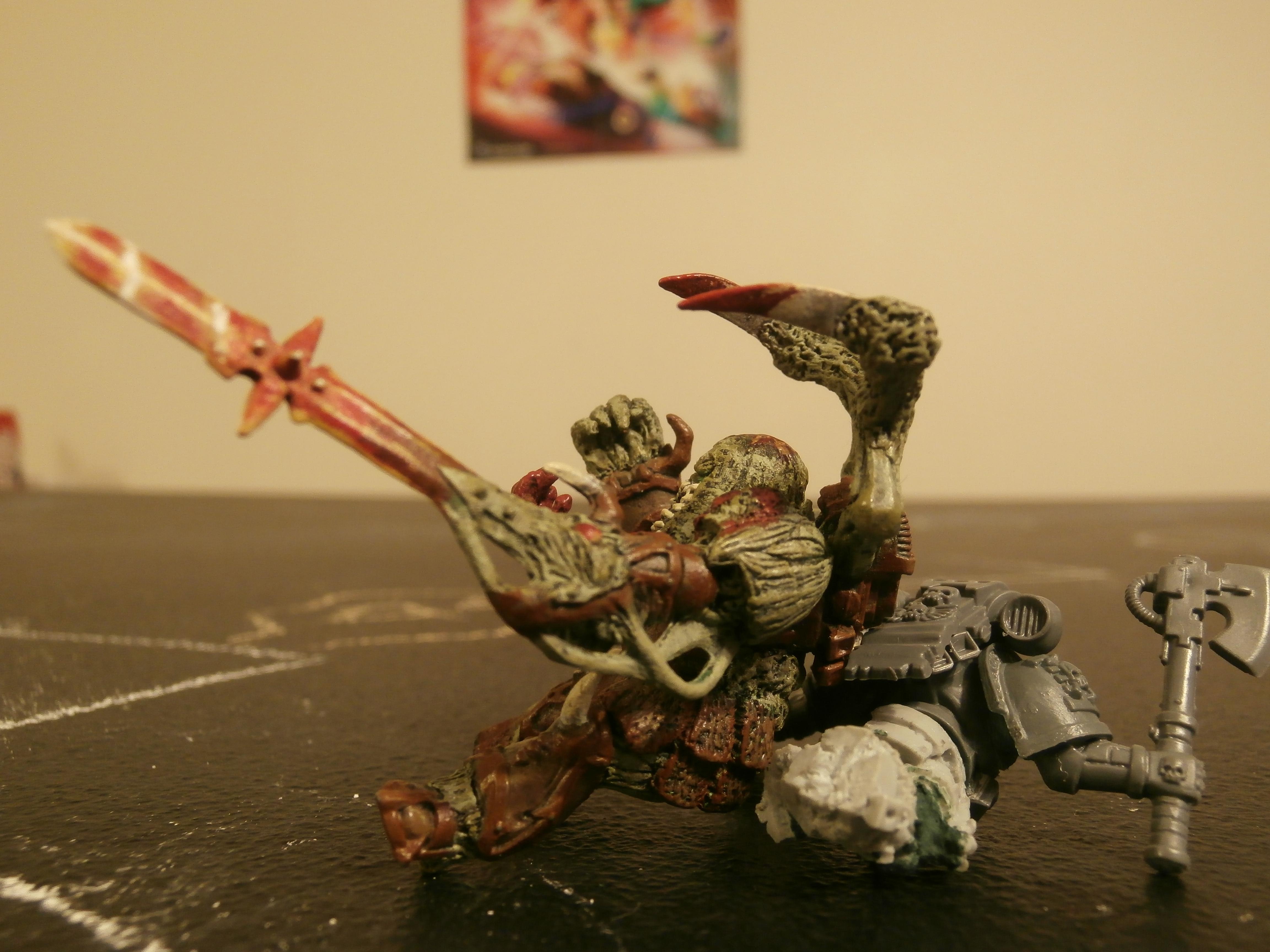 Chaos Lord, Chaos Space Marines, Nurgle, Palanquin