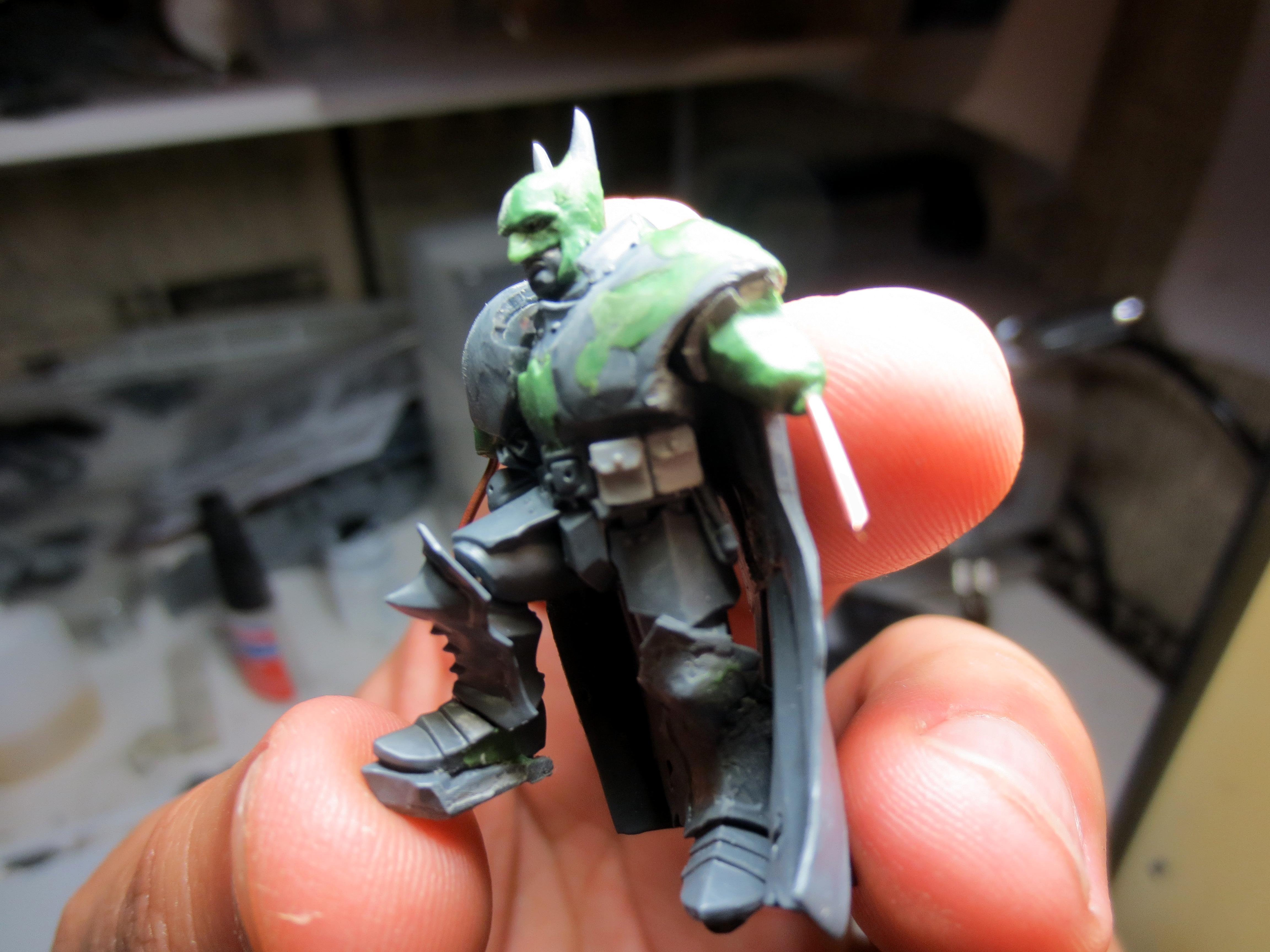 Batman, Conversion, Hunter, Inquisimunda, Inquisition, Inquisitor, Rogue, Warhammer 40,000, Work In Progress