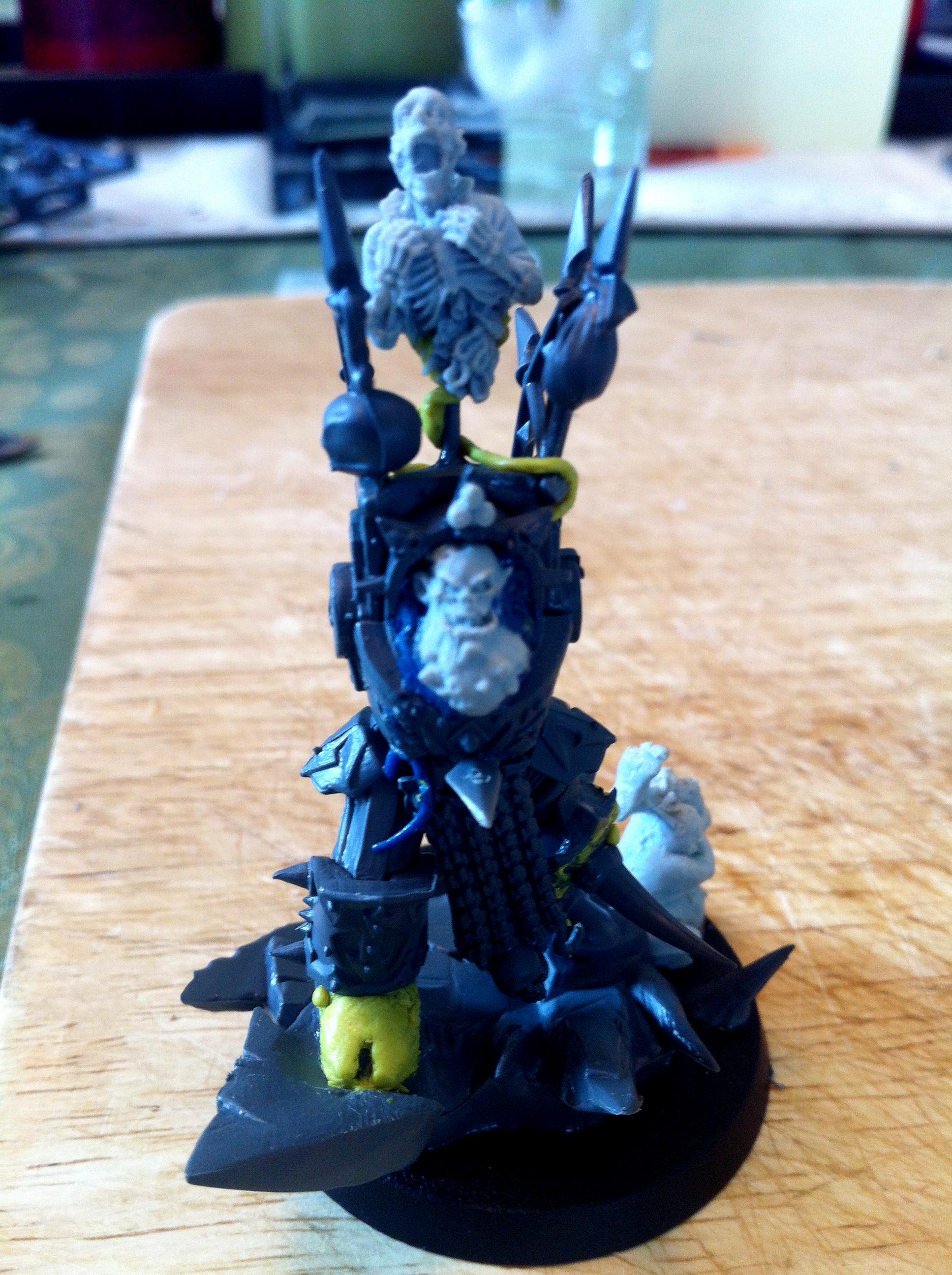 Chaos Lord, Chaos Terminator Lord, Conversion, Terminator Armor, Work In Progress