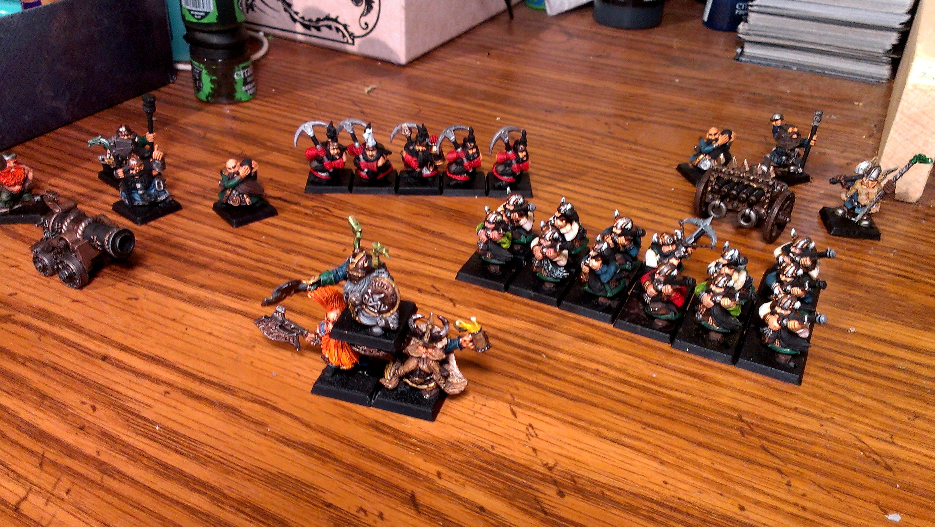 500 Point Dwarfs In 28 Days, Dwarf Small  Army, Dwarves