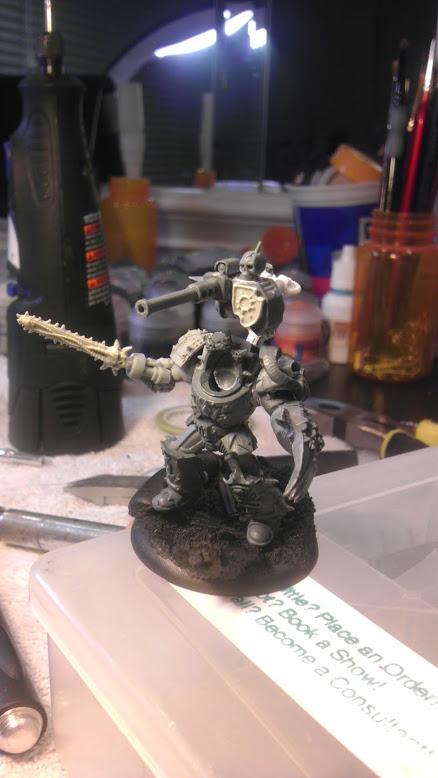 Counts as Abaddon Warsmith, almost finished building