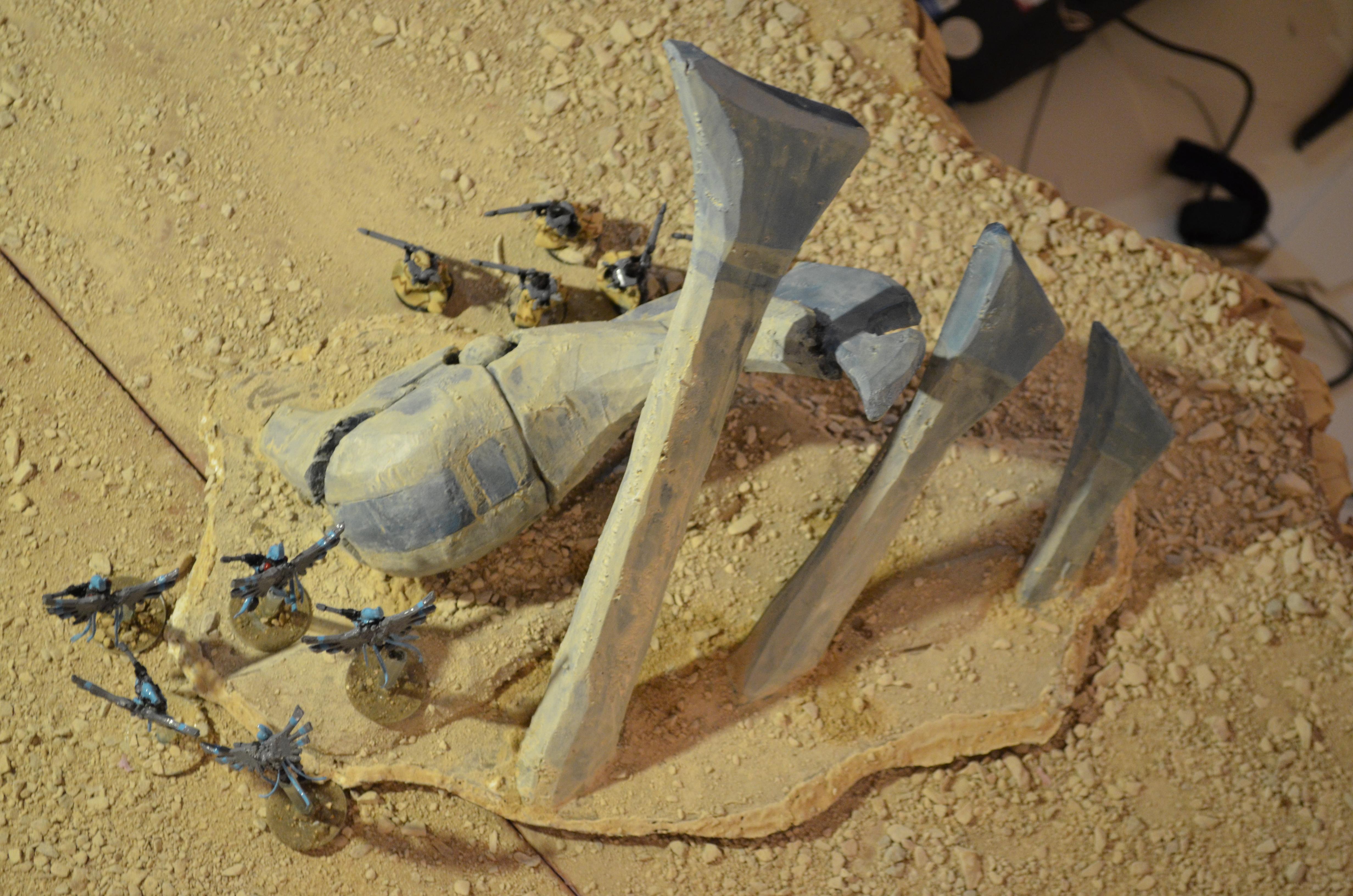 Phantom, Terrain, Warhammer 40,000, Wrecked