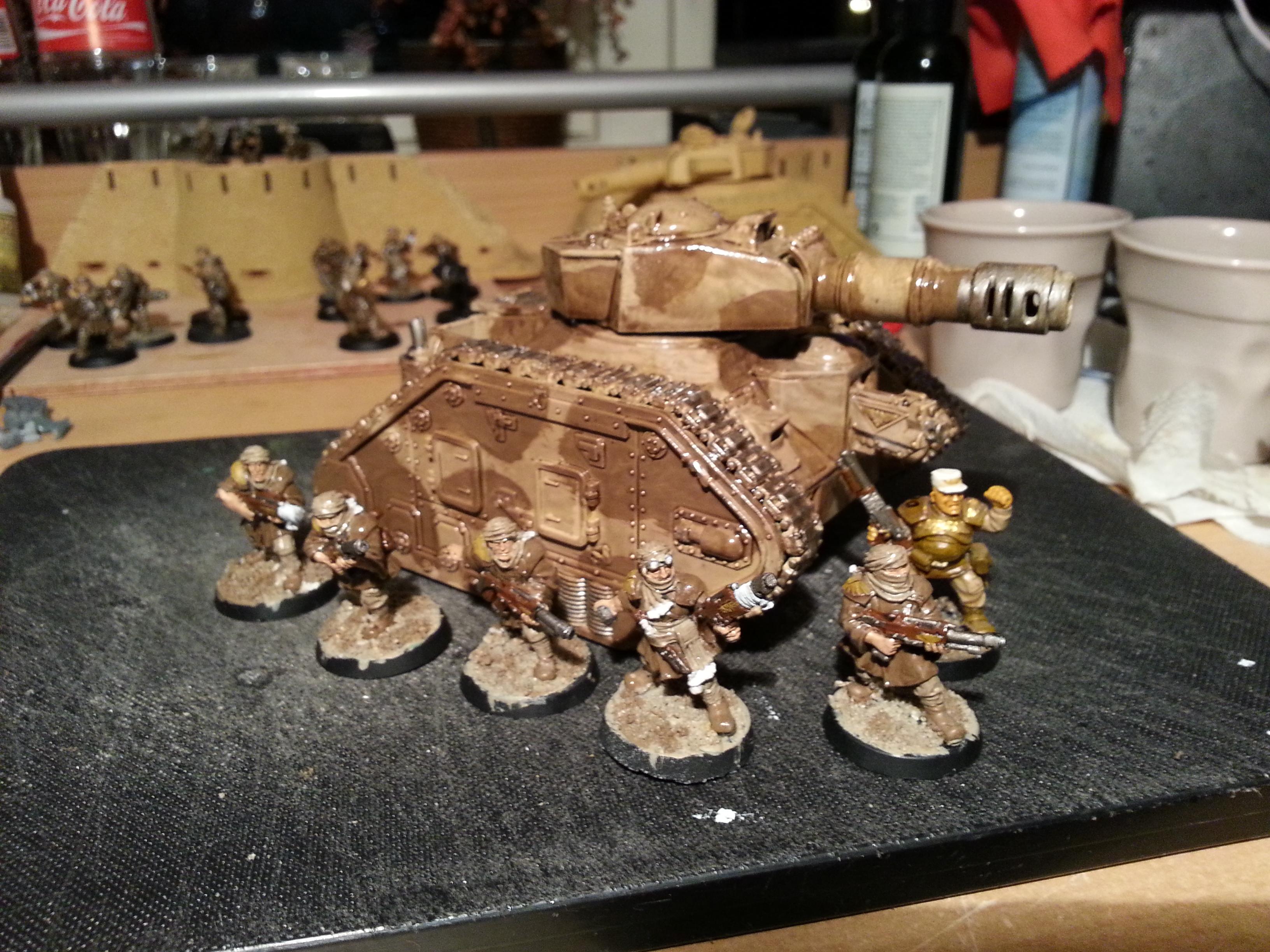 Battle Tank, Desert, Leman Russ, Tallarn Desert Raiders