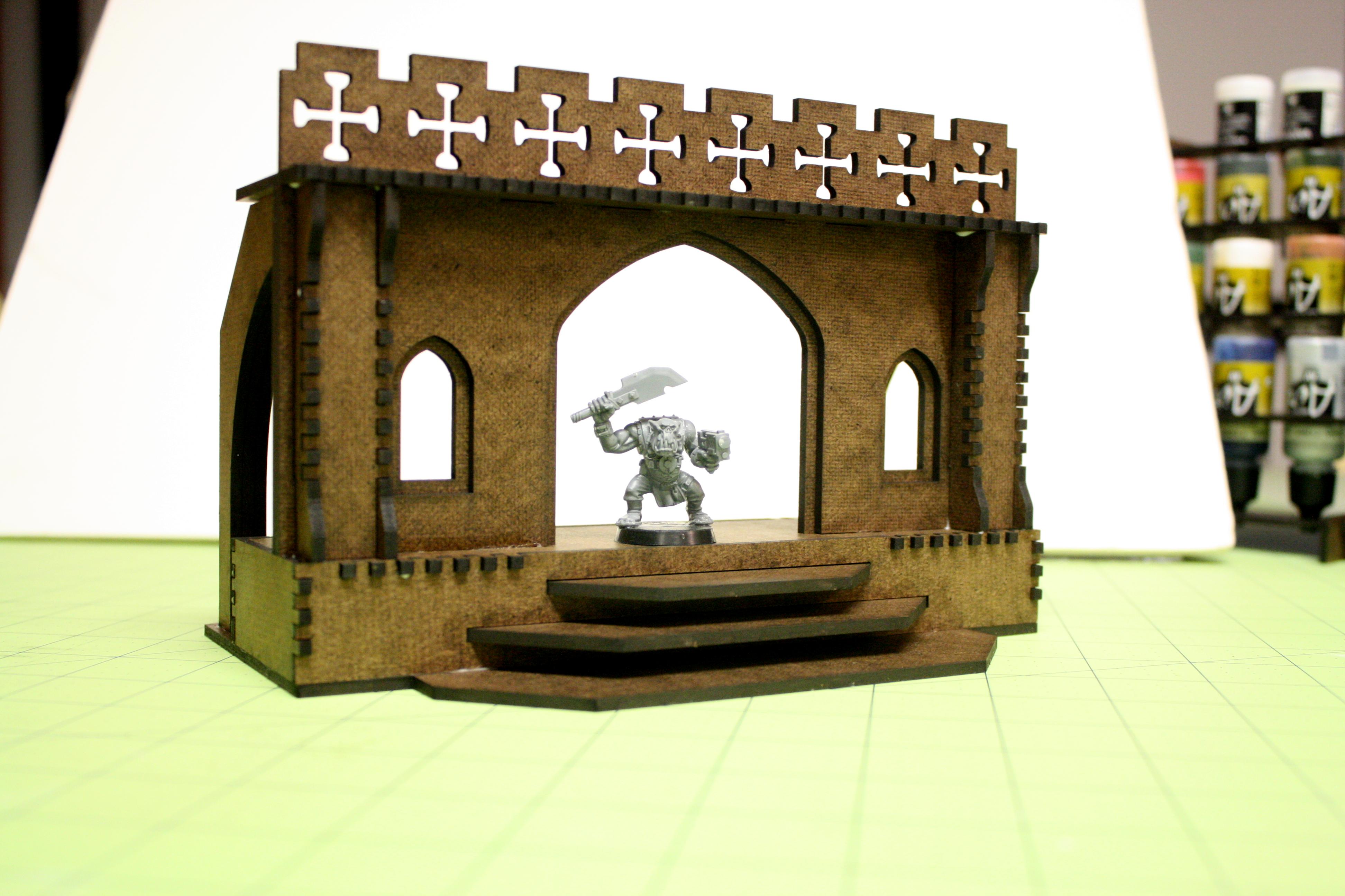 Entry, Gothic, Laser Cut, Terrain