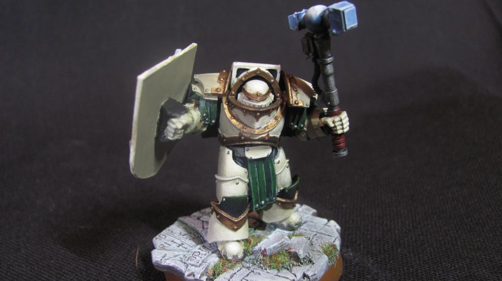 Cataphractii, Dark Angels, Deathwing, Space Marines, Terminator Armor, Thunder Hammer
