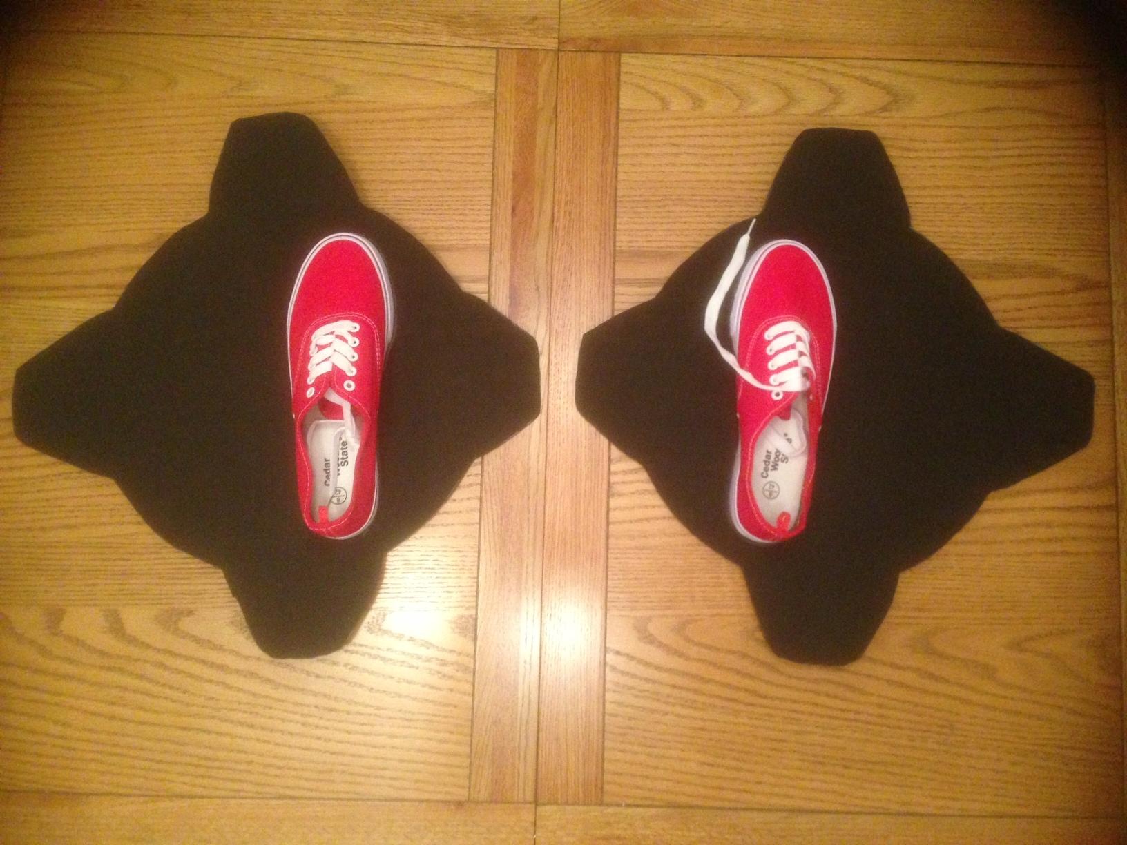 The start of the legs