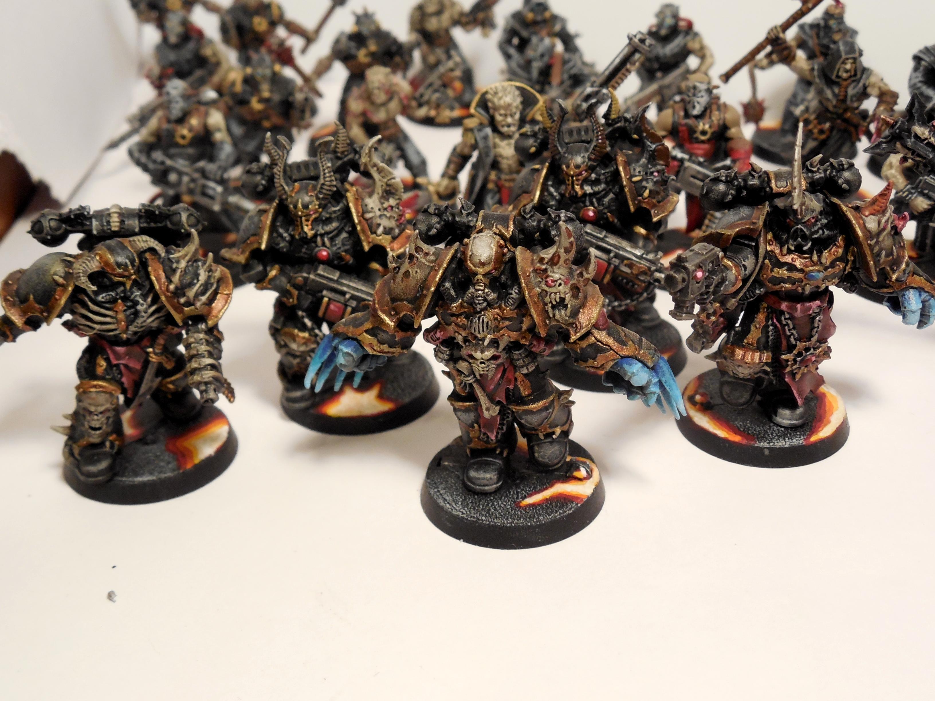 Black Legion, Chaos, Chaos Dark Vengence, Chaos Hellbrute, Chaos Space Marines, Cultists, Warhammer 40,000