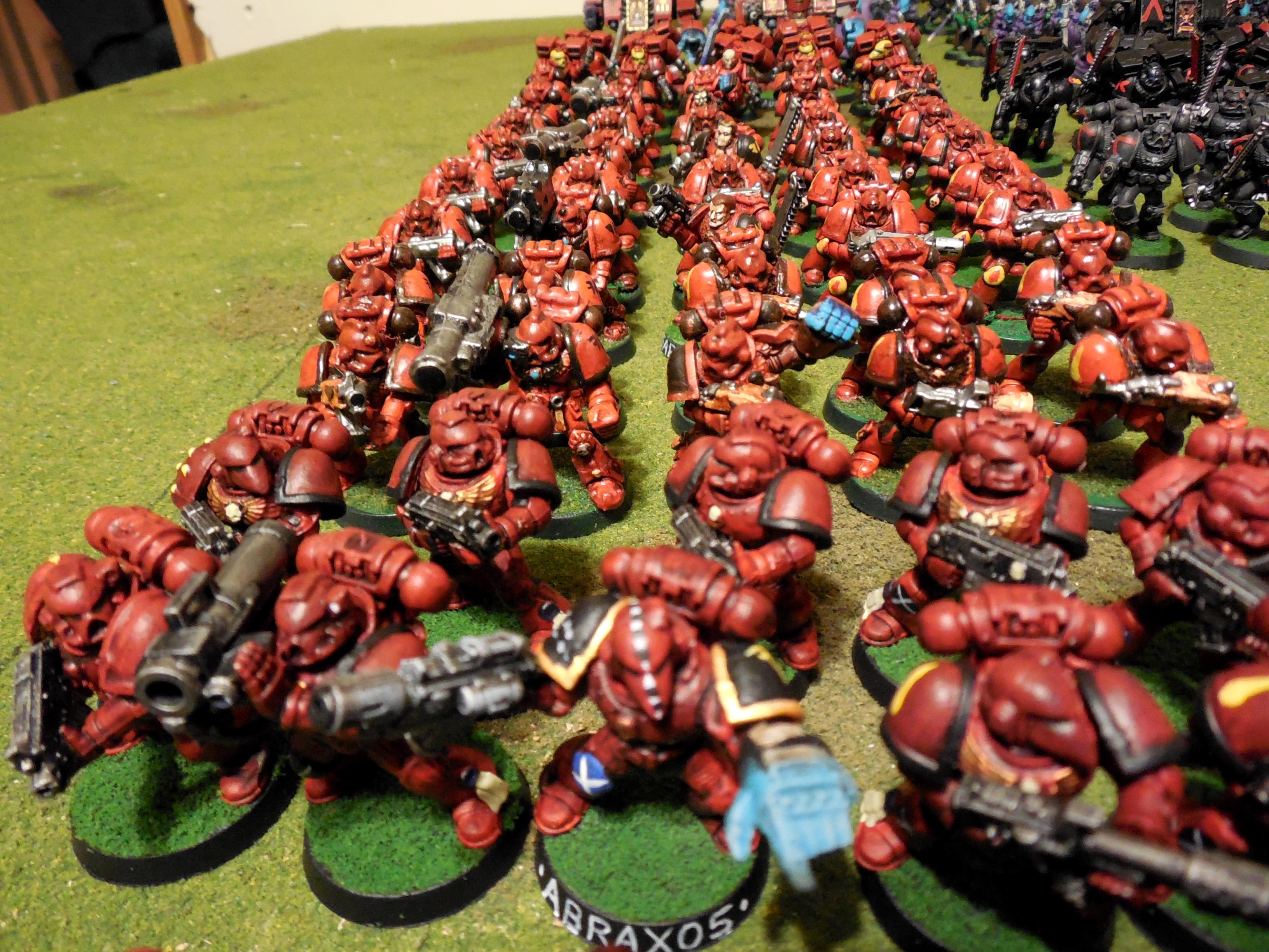 2nd Company Blood Angels, Blood Angels, Captain Aphiel, Dreadnought, Land Raider, Mephiston, Scratch Built Land Raiders, Space Marines, Storm Raven, The Blooded