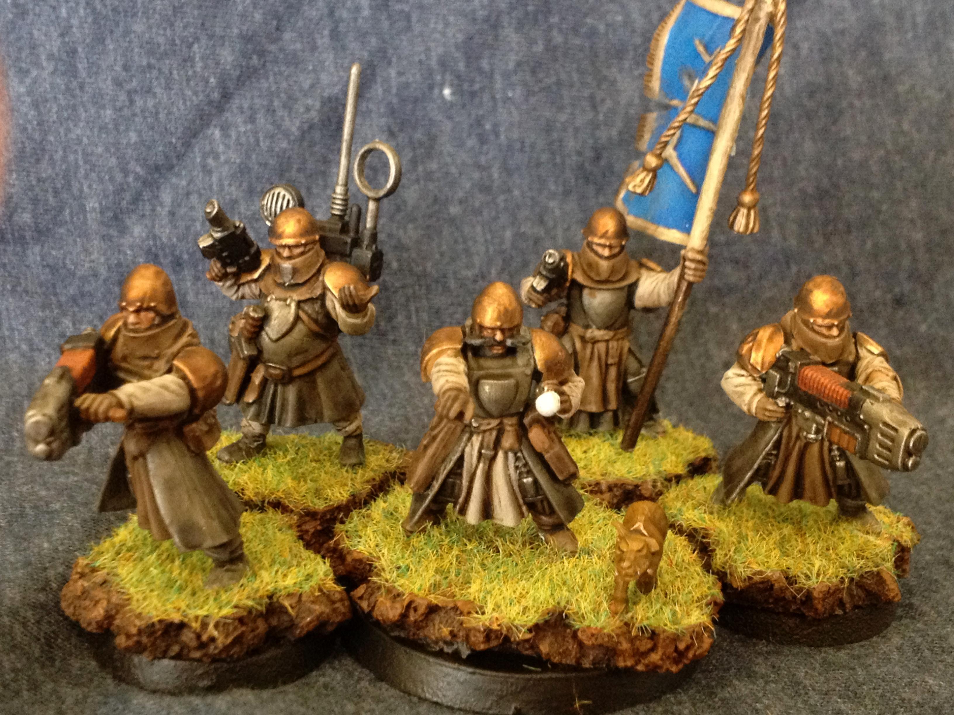 Bretonnians, Conversion, Genswick Rifles, Imperial Guard, Kit Bash, Men At Arms