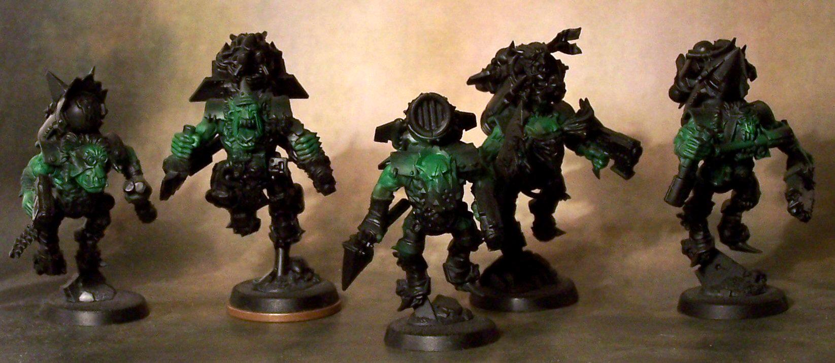 Greenskins, Orks, Space Orks, Work In Progress