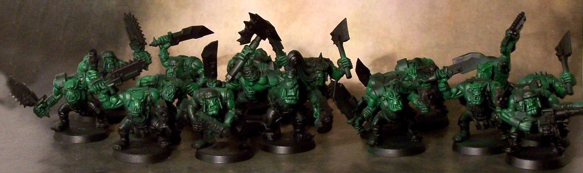 Greenskins, Orks, Space Orks, Work In Progress