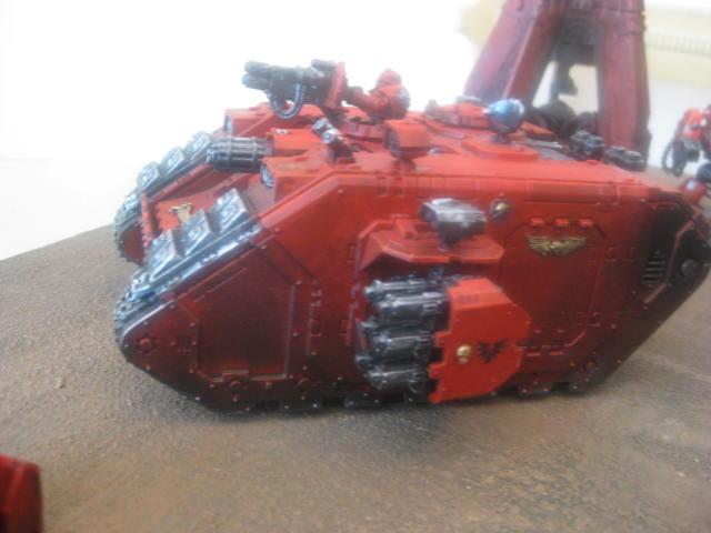 Adeptus Astartes, Blood Angels, Crusader, Heavy Support, Land Raider, Space Marines, Tank