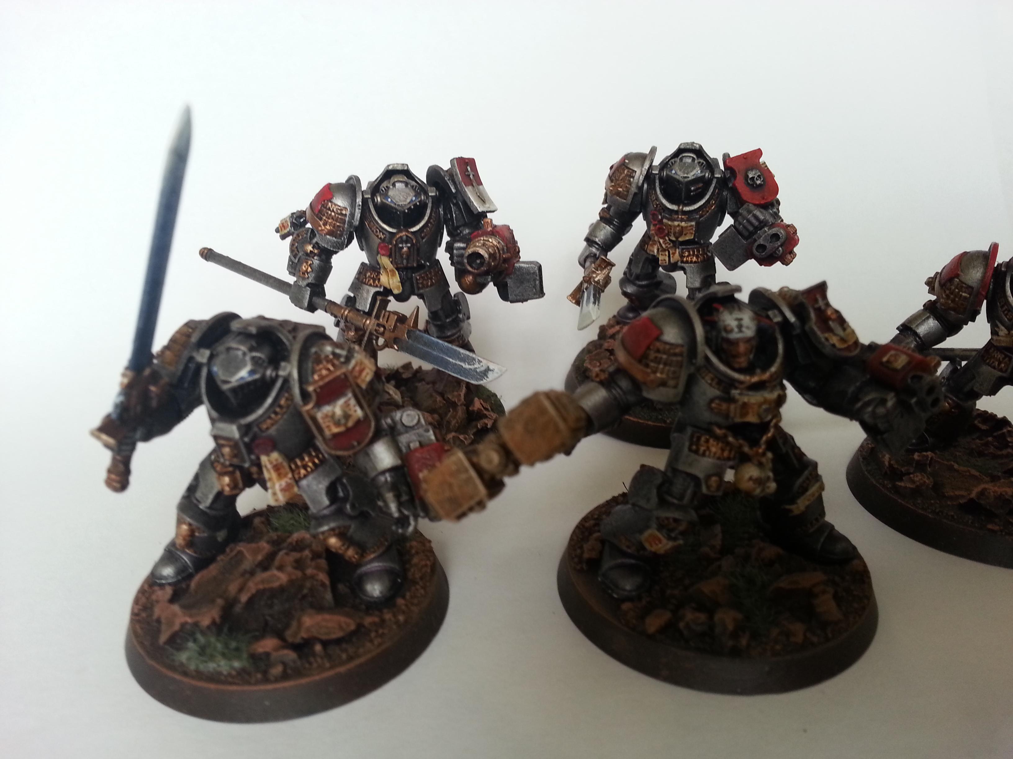 Greay Knights Terminators, Grey Knights, Space Marines, Terminator Armor, Terminator Squad
