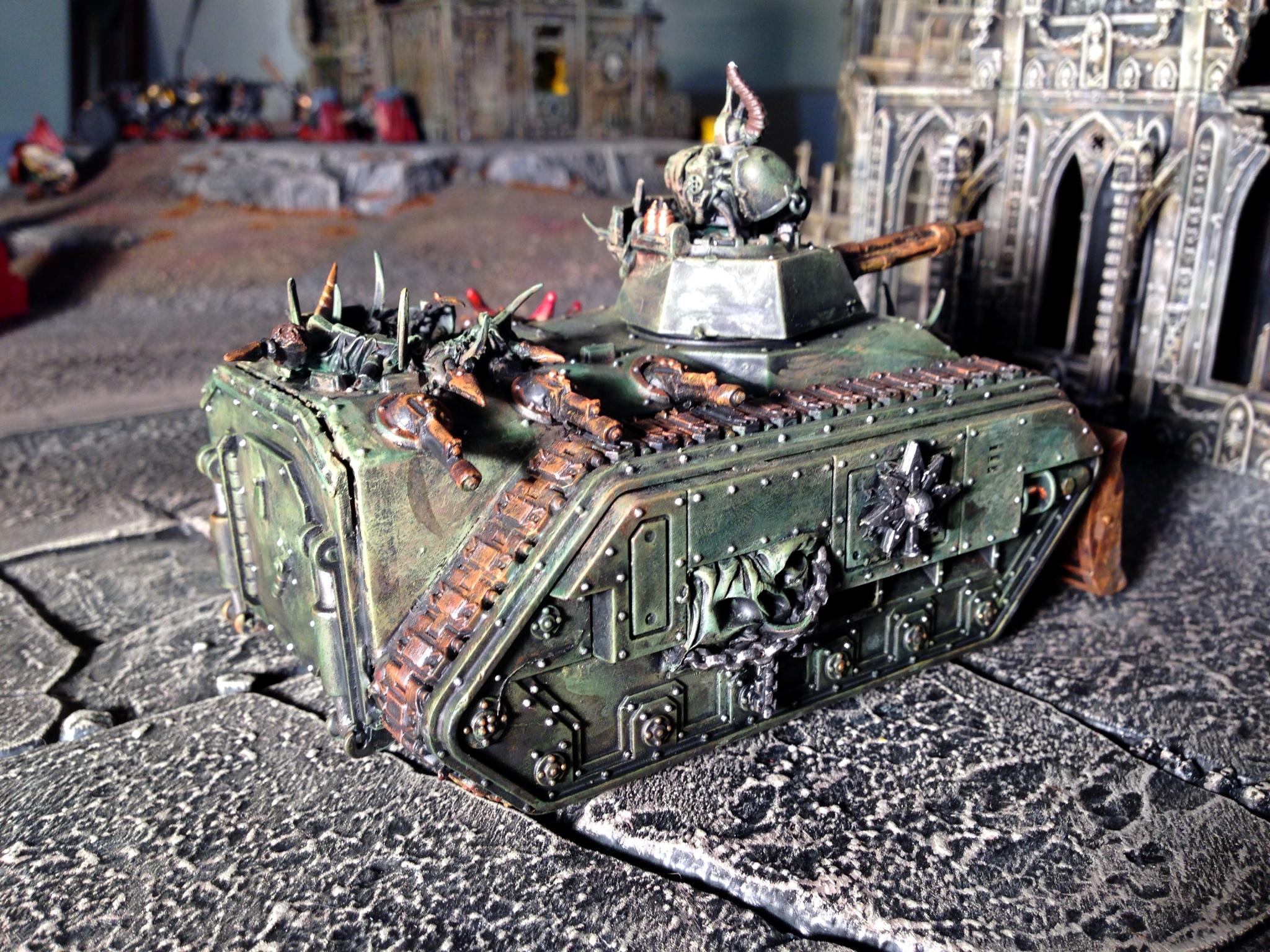 Chaos Nurgle tank
