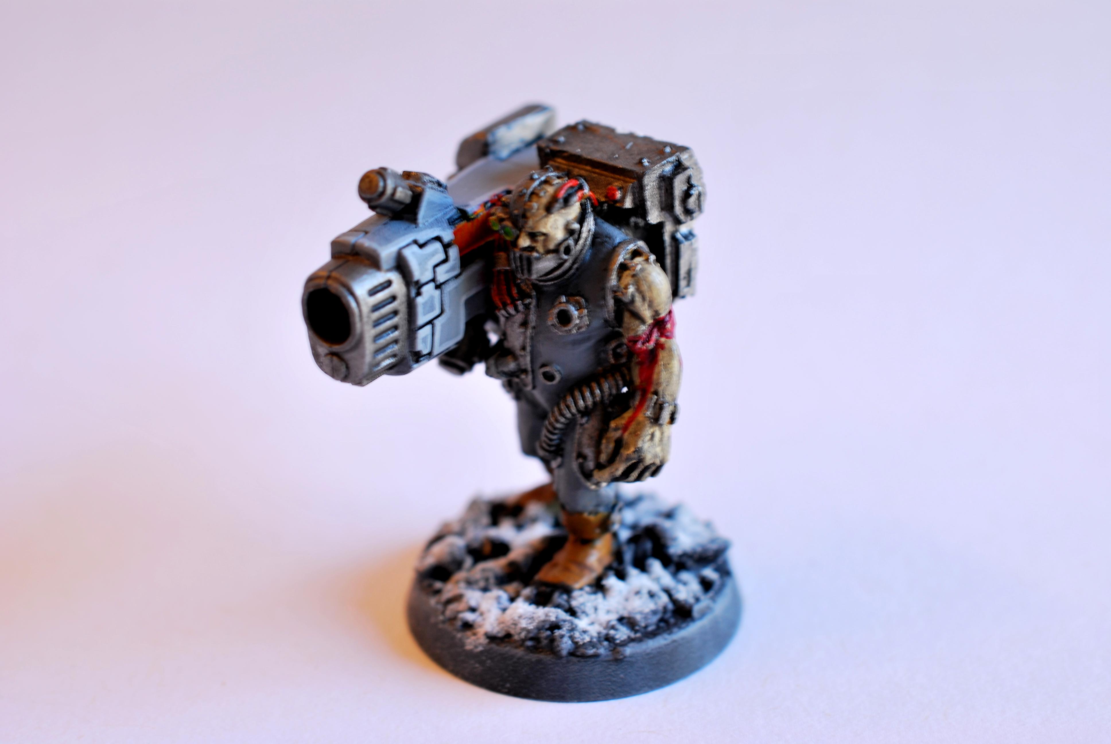 Servitors, Space Marines, Stone Sentinels