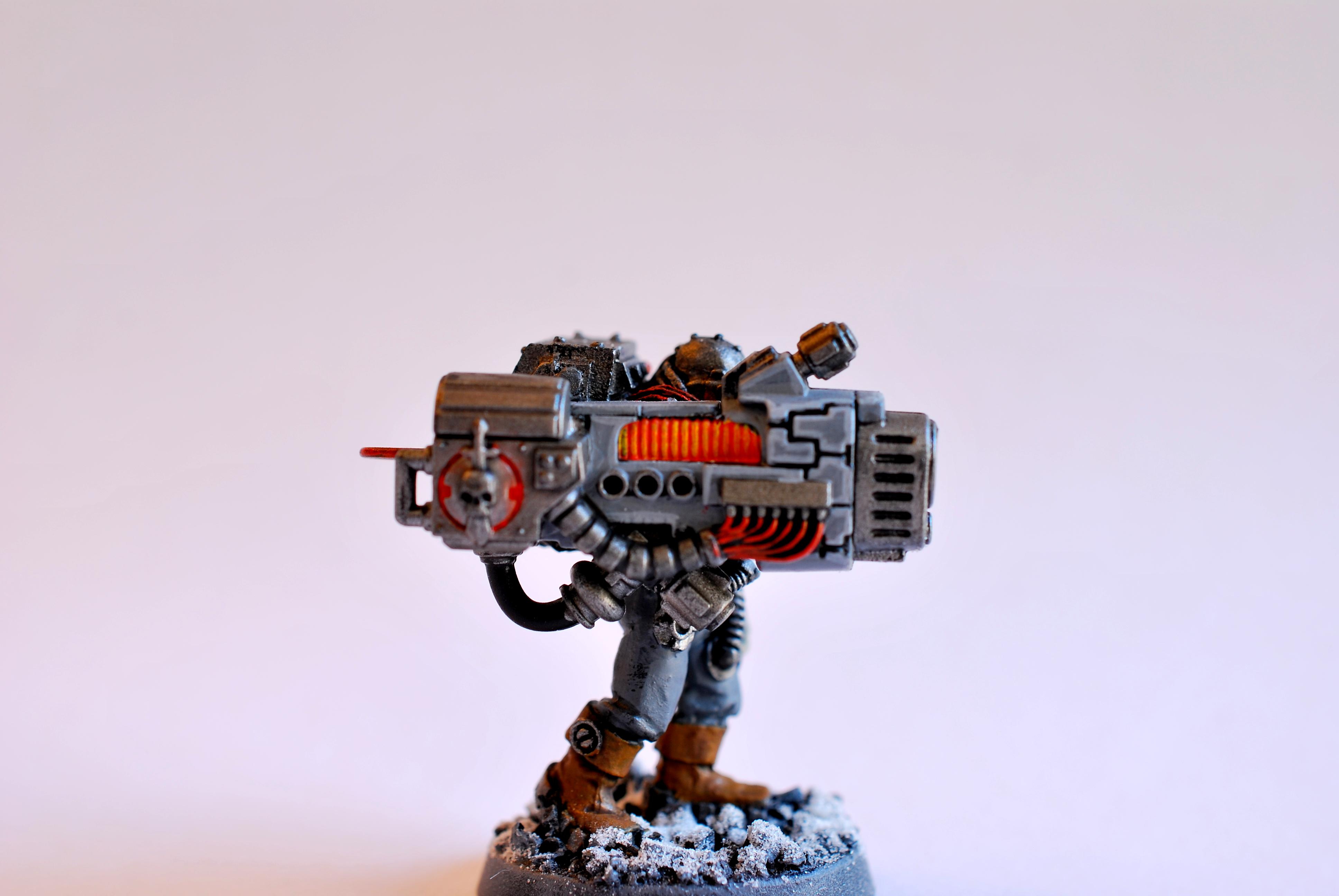Servitors, Space Marines, Stone Sentinels
