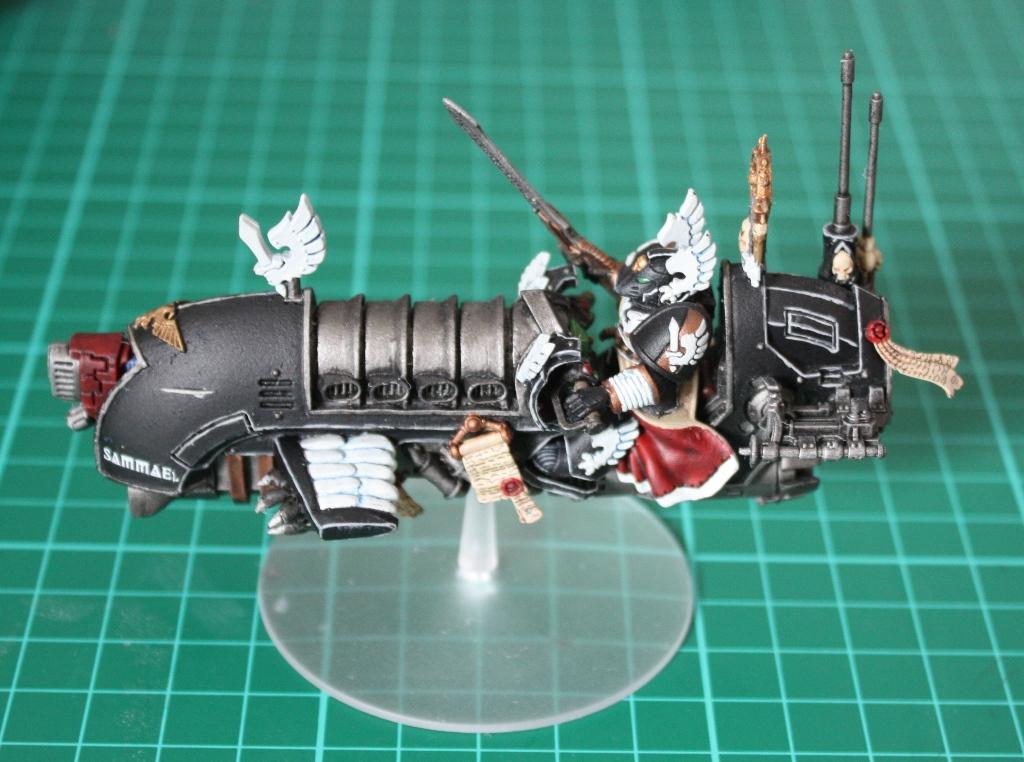 Chaplain, Custom, Dark Angels, Jetbike, Ravenwing, Sammael