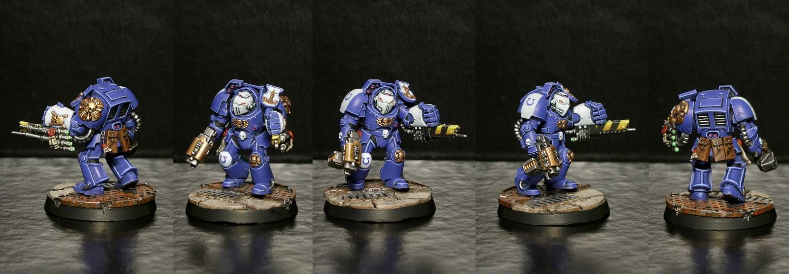 Apothecary, Conversion, Terminator Armor, Ultramarines, Warhammer 40,000