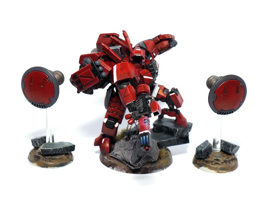 Conversion, Crisis Battlesuit, Dynamic Pose, Tau