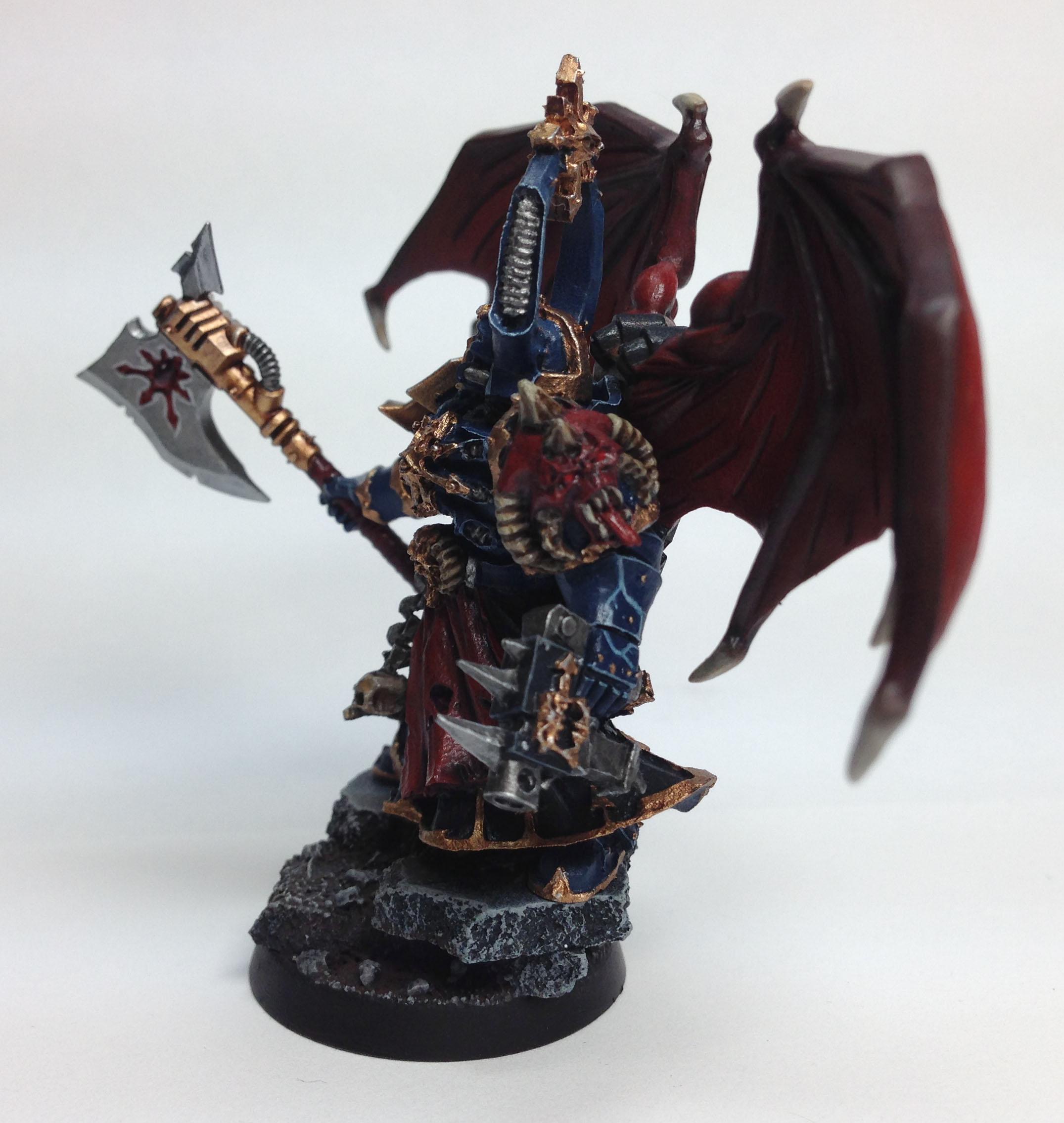 Chaos Lord, Conversion, Finecast, Force Sword, Kitbash, Magnet, Night Lords, Power Axe, Sorcerer