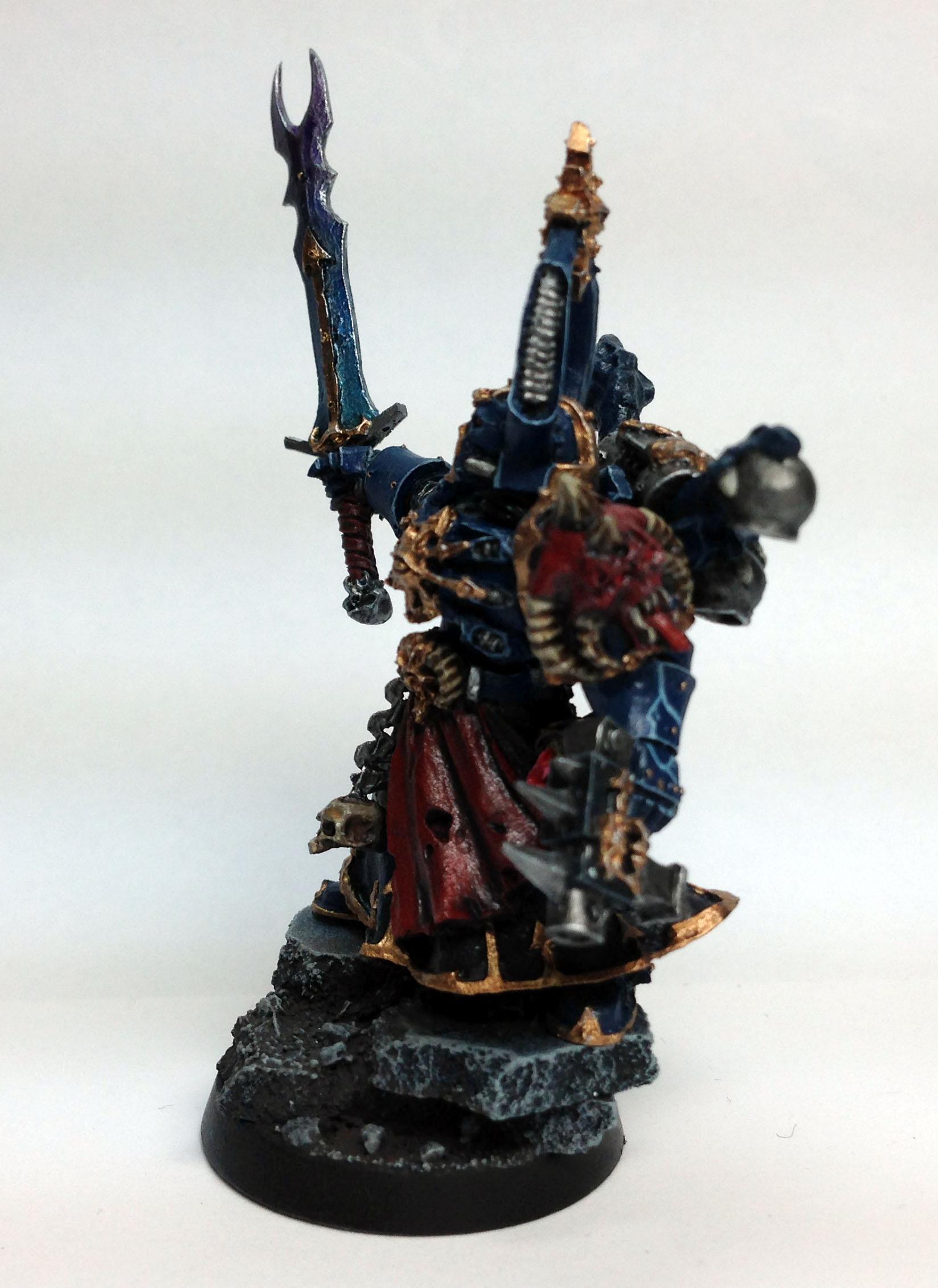 Chaos Lord, Conversion, Finecast, Force Sword, Kitbash, Magnet, Night Lords, Power Axe, Sorcerer