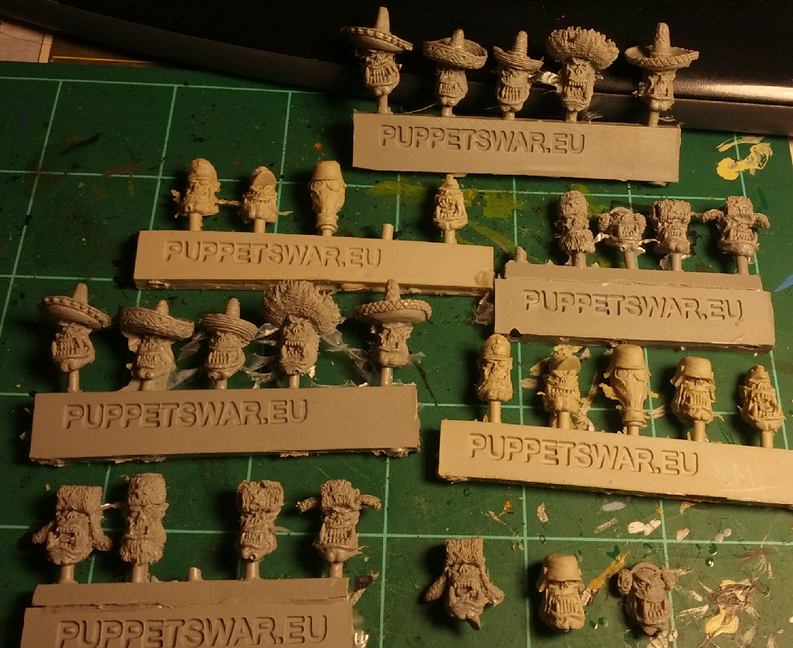 Puppets War Orc heads
