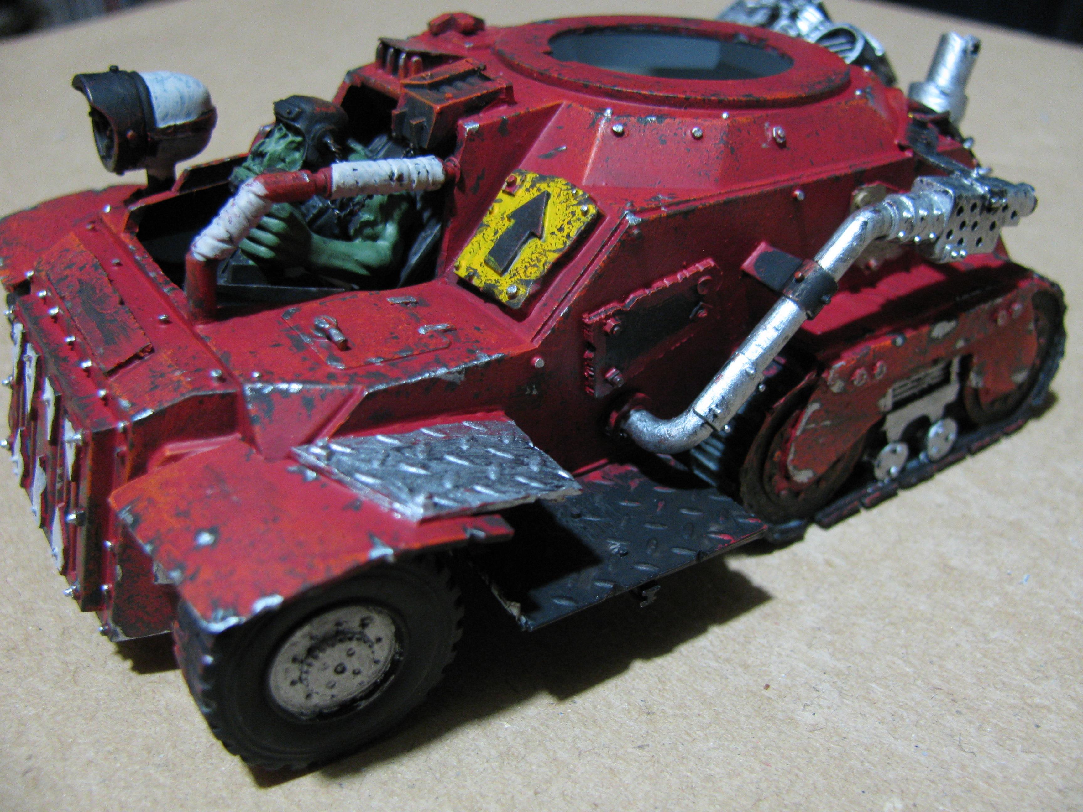 Buggy, Conversion, Cyborks, Half-track, Orks, Warhammer 40,000