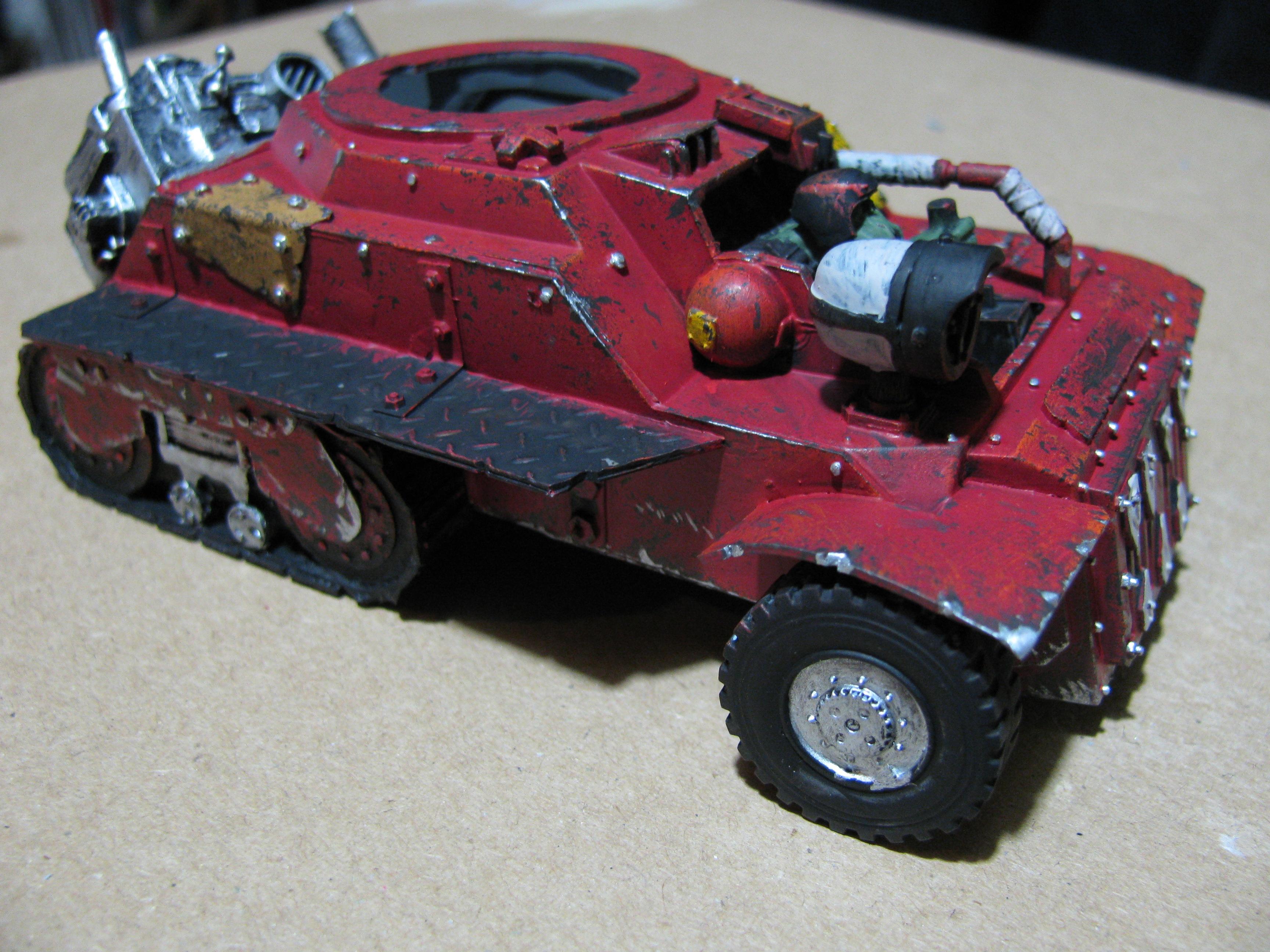 Buggy, Conversion, Cyborks, Half-track, Orks, Warhammer 40,000