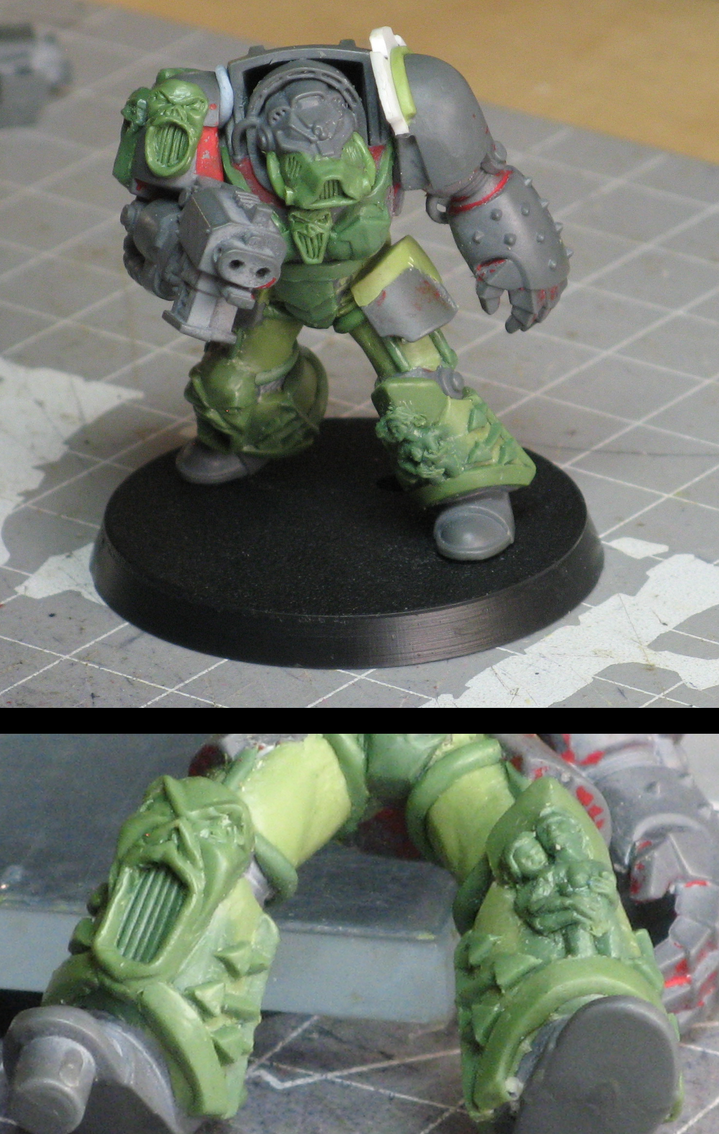 Chaos, Chaos Space Marines, Slaanesh, Terminator Armor, Warhammer 40,000