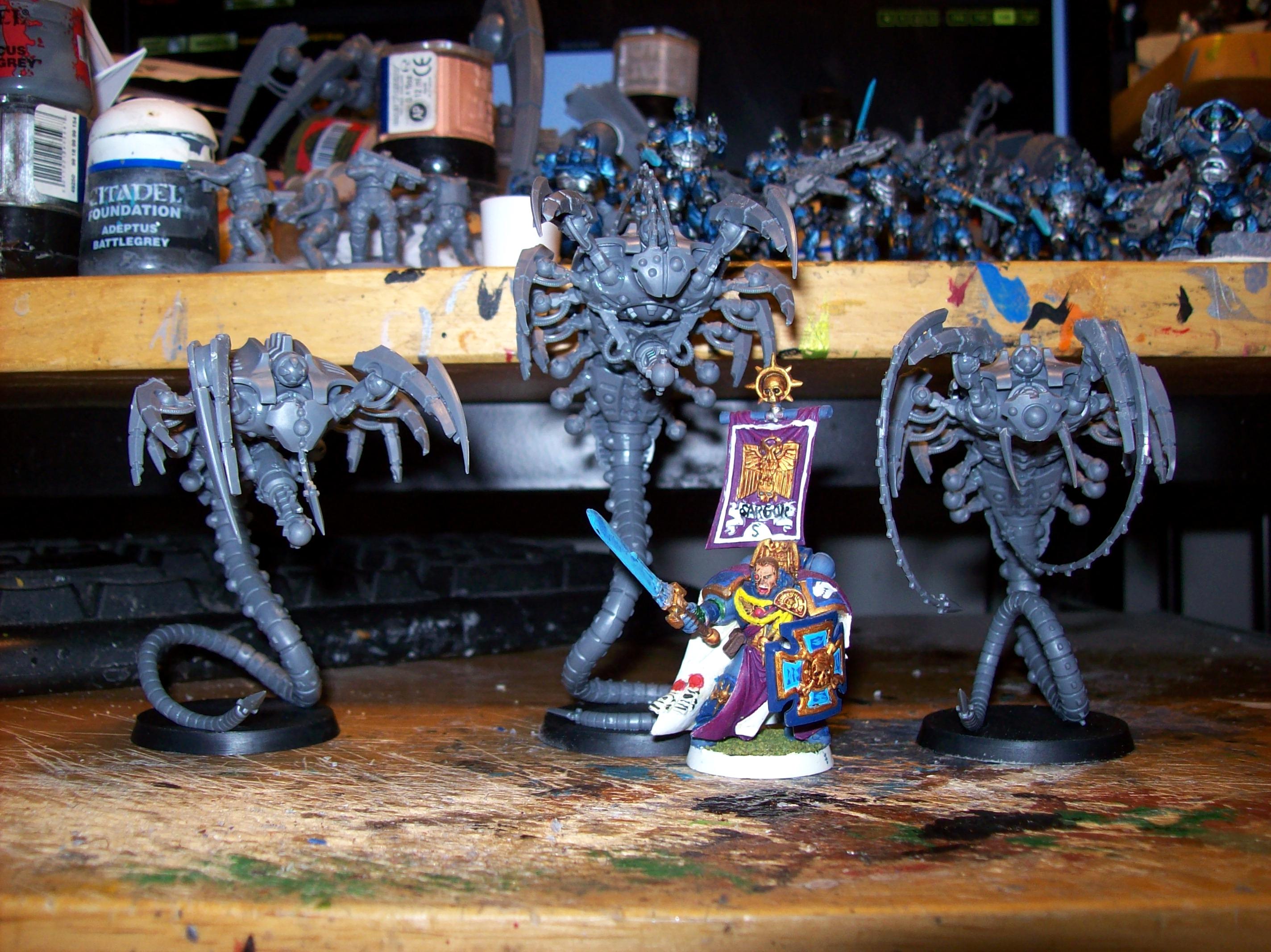 Necrons, Space Marines, Warhammer 40,000