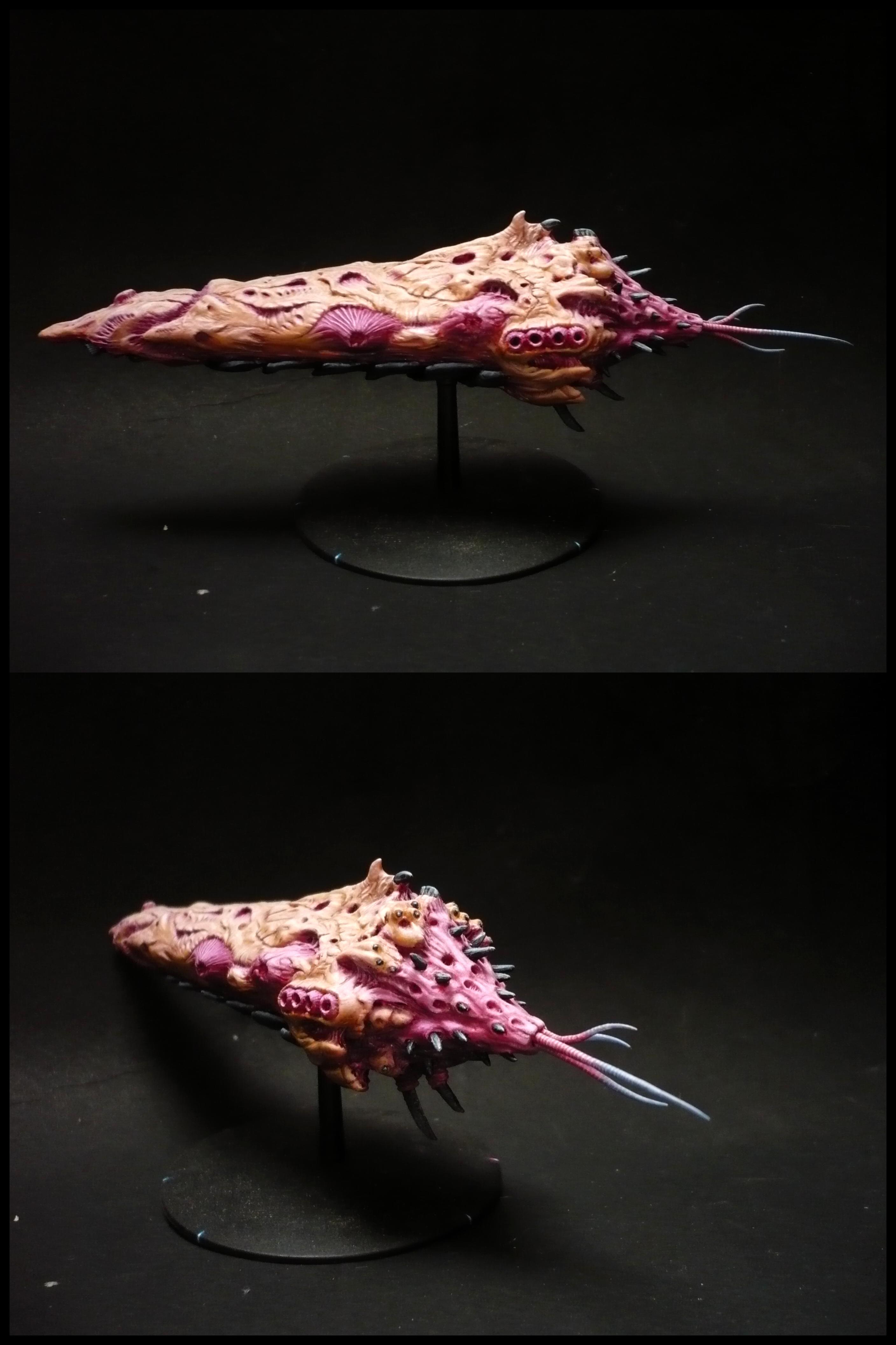 Battlefleet Gothic, Hive Fleet, Sculpting, Tyranids
