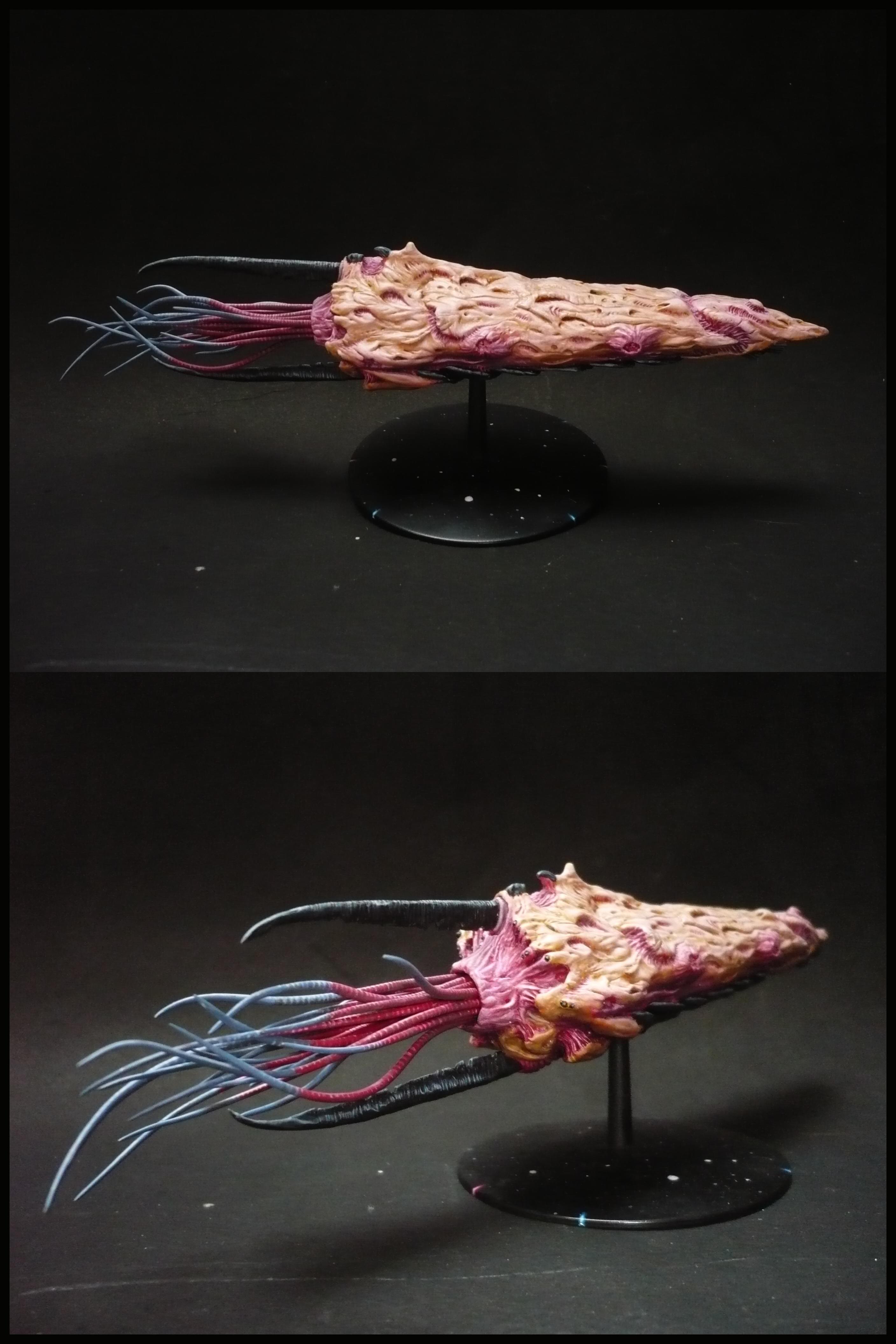 Battlefleet Gothic, Hive Fleet, Sculpting, Tyranids