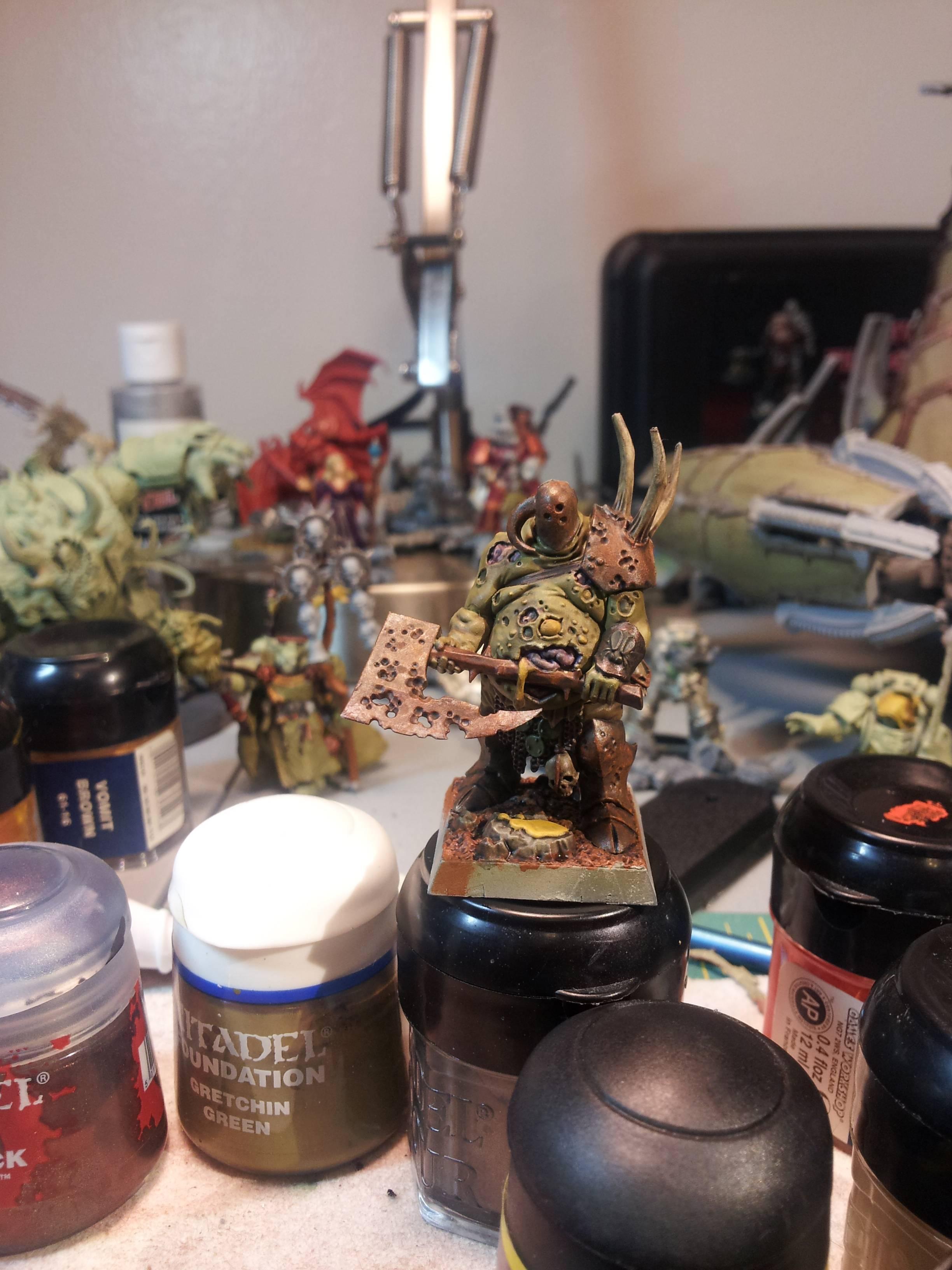 Chaos, Chaos Space Marines, Daemons, Death Guard, Herald, Lord, Nurgle
