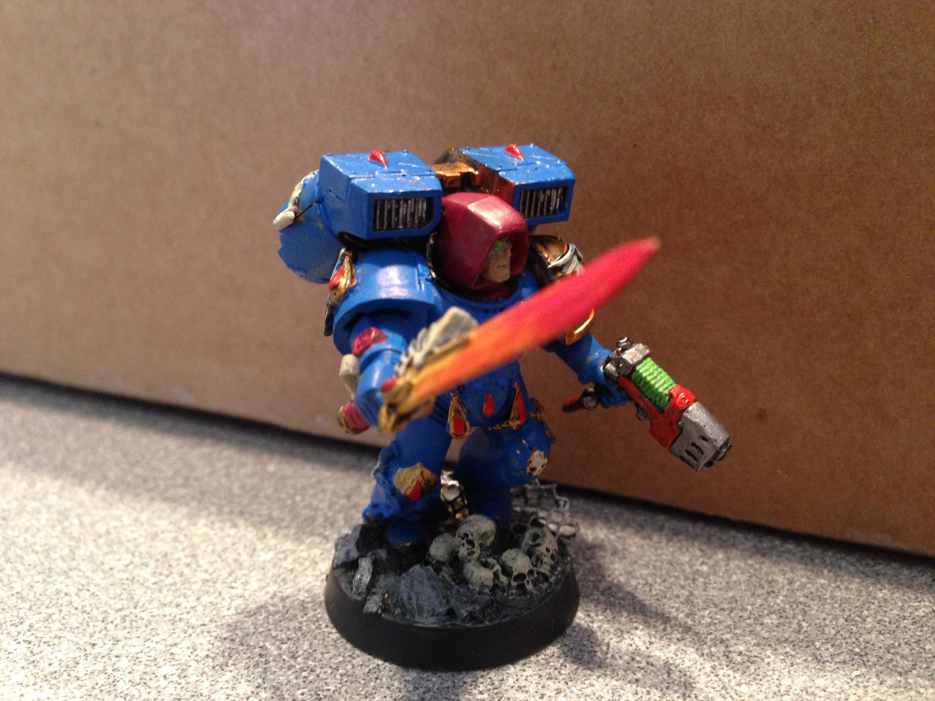 Blood Angels, Force Sword, Jump Pack, Librarian, Plasma Pistol, Space Marines