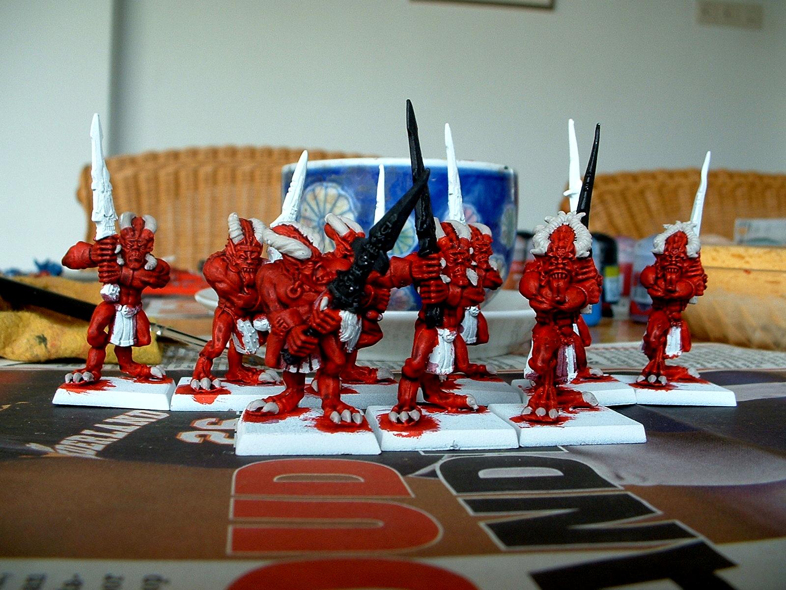 2nd Edition, Bloodletters, Daemons, Khorne, Middlehammer, Work In Progress