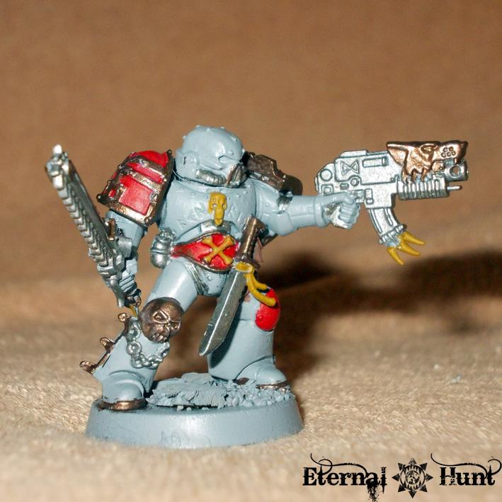 Chaos, Conversion, Khorne, Khorne Wolves, Paintjob, Renegade, Space Wolves, Traitor Wolves, Warhammer 40,000, Work In Progress