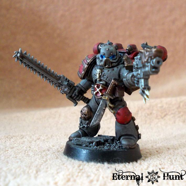 Chaos, Conversion, Khorne, Khorne Wolves, Paintjob, Renegade, Space Wolves, Traitor Wolves, Warhammer 40,000