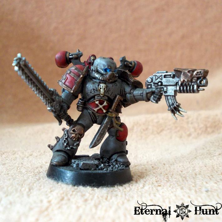 Chaos, Conversion, Khorne, Khorne Wolves, Paintjob, Renegade, Space Wolves, Traitor Wolves, Warhammer 40,000