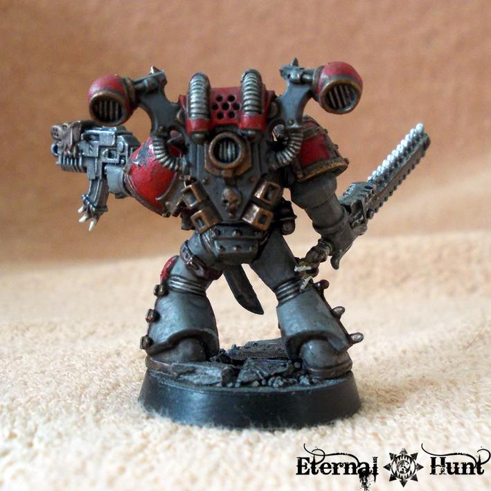 Chaos, Conversion, Khorne, Khorne Wolves, Paintjob, Renegade, Space Wolves, Traitor Wolves, Warhammer 40,000