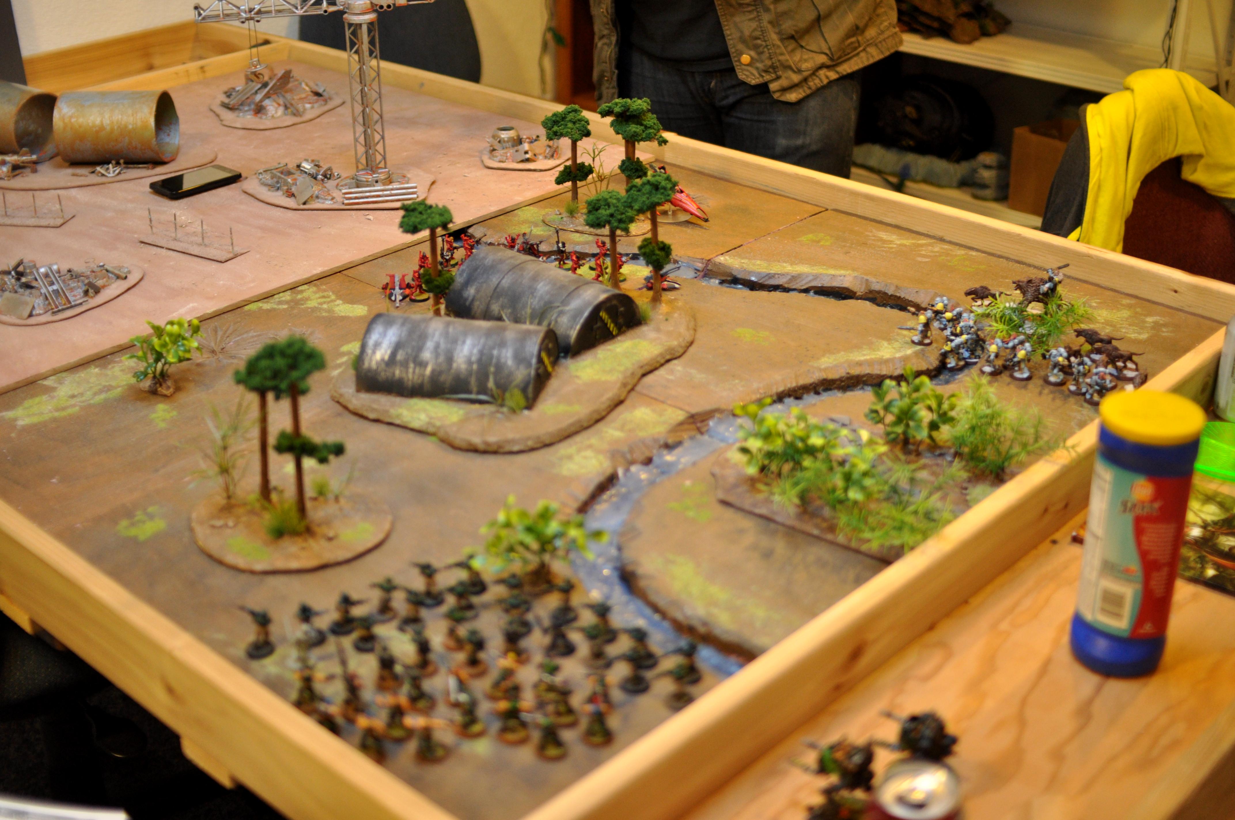 Board, Game Table, Jungle, Terrain