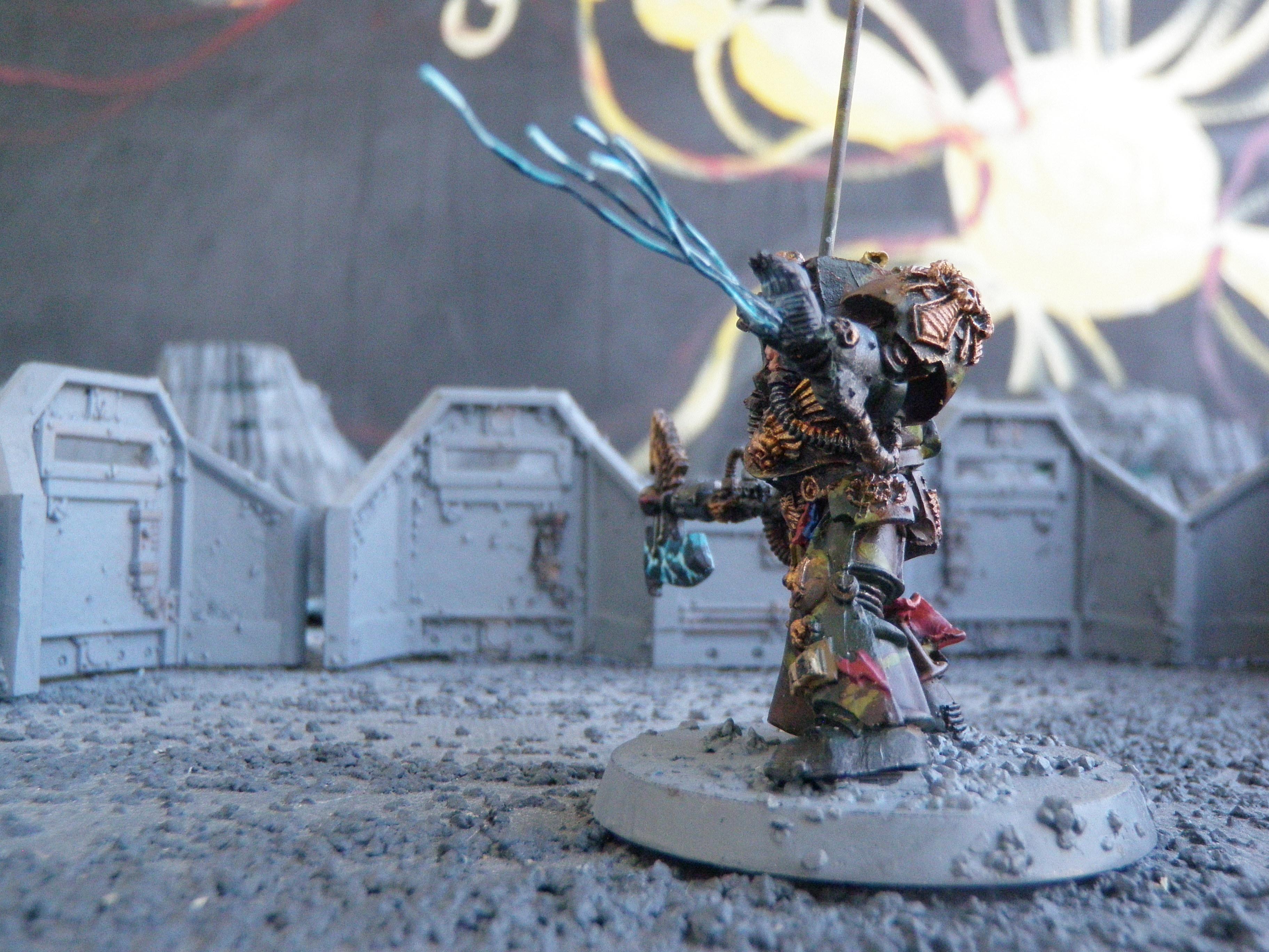 Aegis Defense Line, Librarian, Power Axe, Space Marines, Terminator Armor