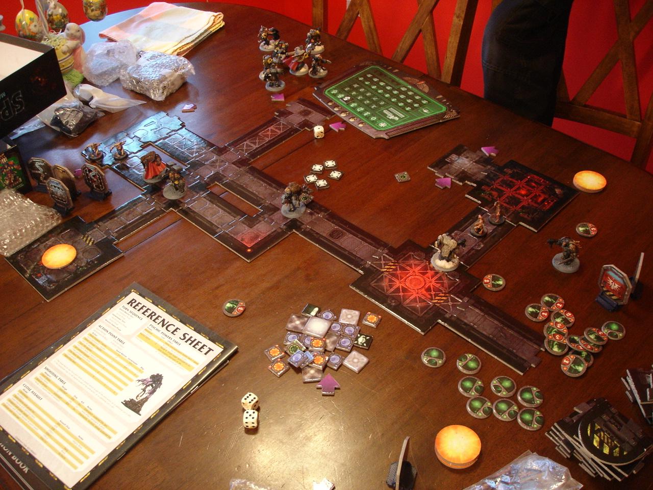 Space Hulk, space wolves vs. zombies in the depths of space