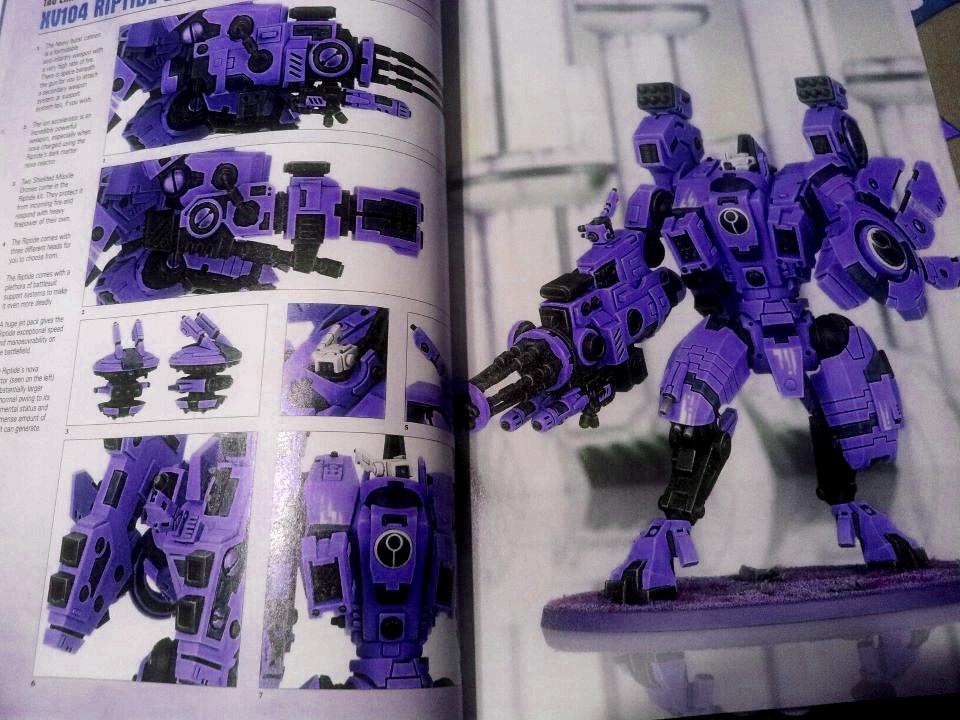 Color Scheme, Games Workshop, Riptide, Tau, Tau Empire, Ubersuit, White Dwarf, Xv104
