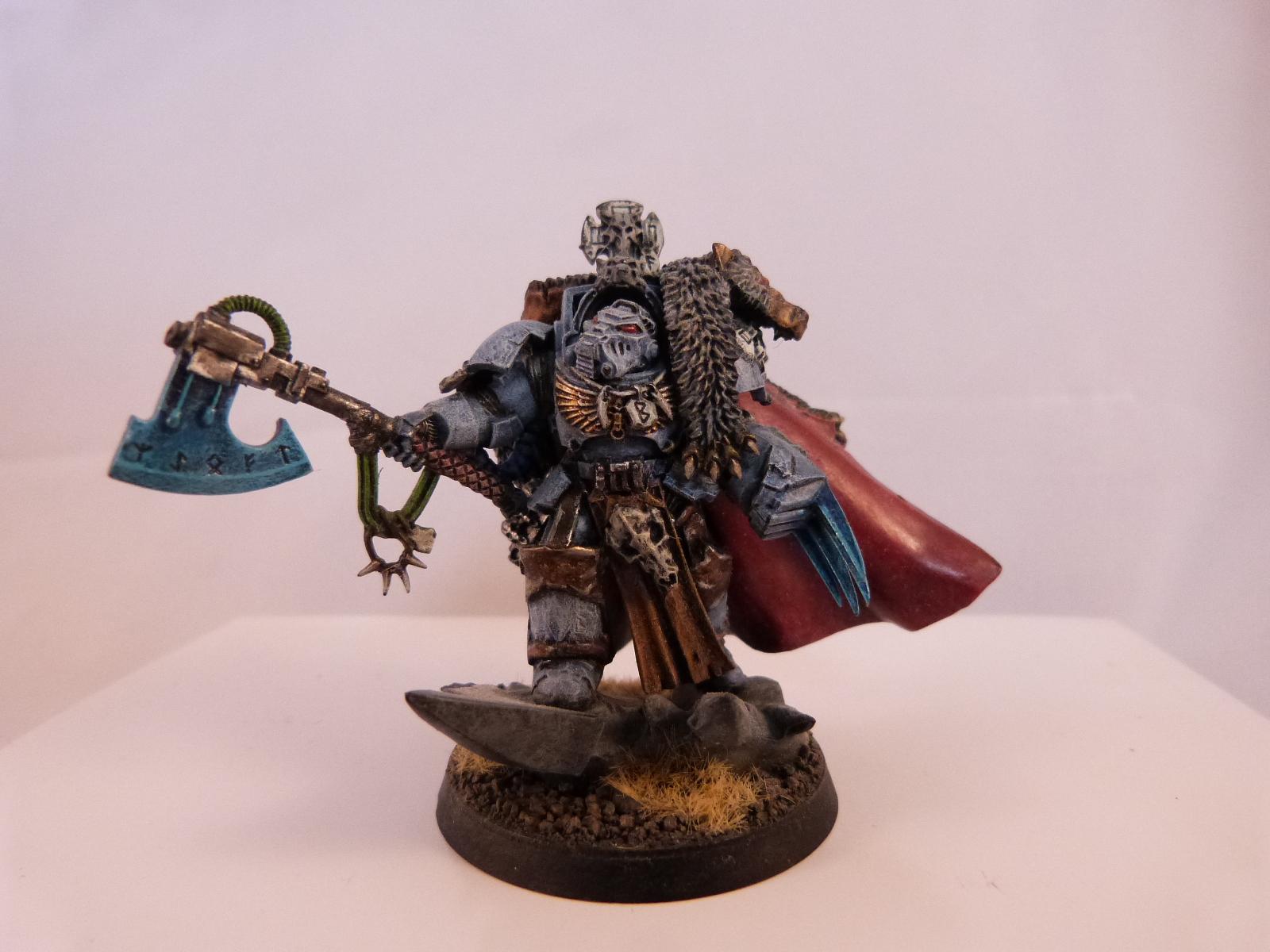 Space Wolf Wolf Lord 40k Space Marine