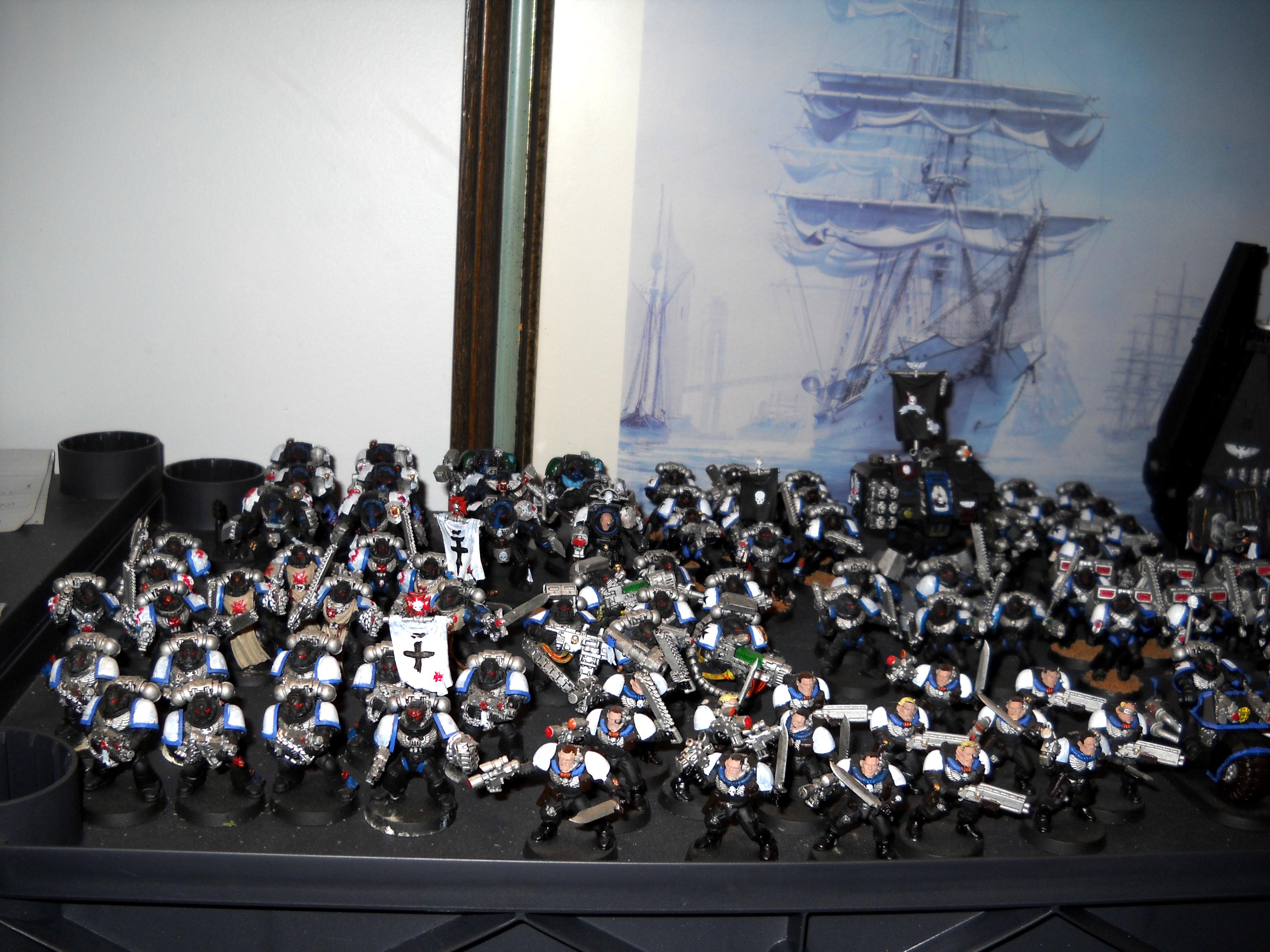 Army, Black Templars, Crusade, Devestator, Dreadnought, Space Marines, Squad, Tactical, Terminator Armor, Ts