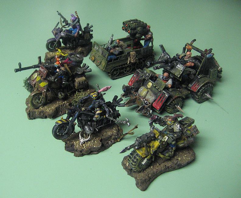 Ash Wastes, Bike, Mad Max Style, Necromunda, Road Warrior
