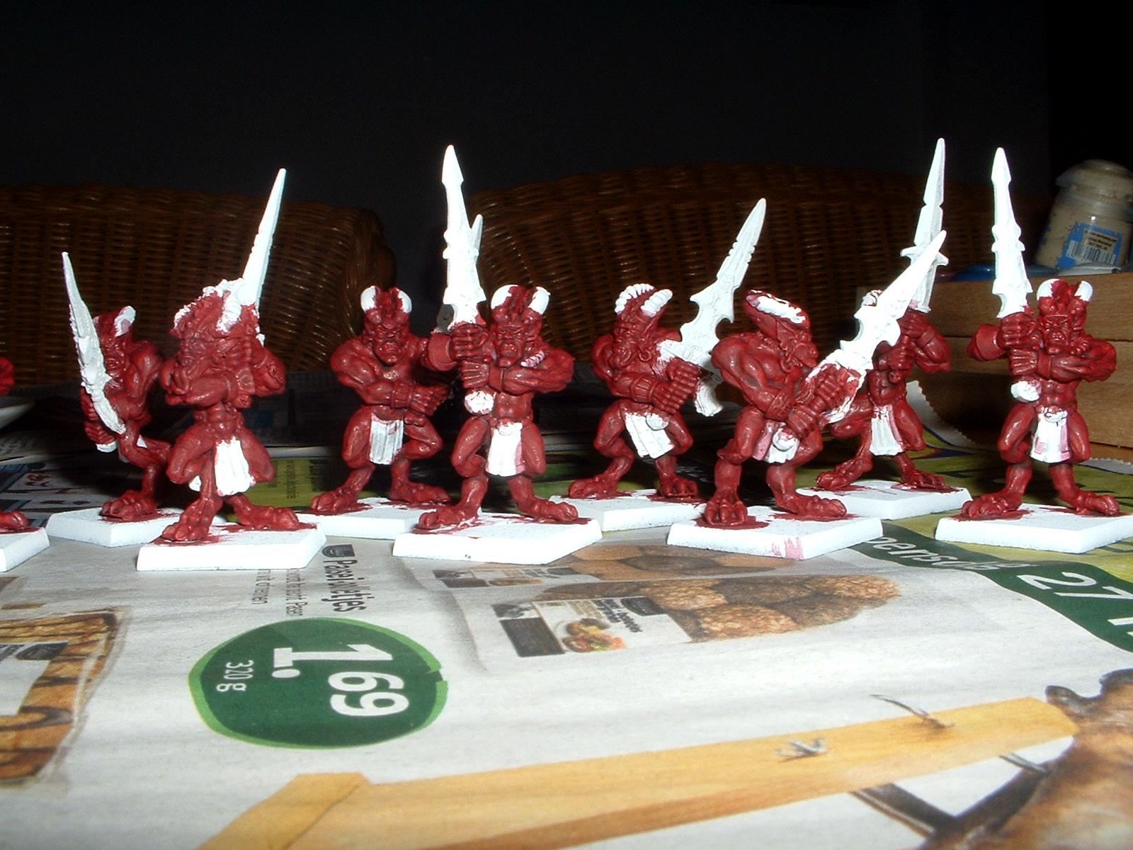Bloodletters, Daemons, Khorne, Work In Progress