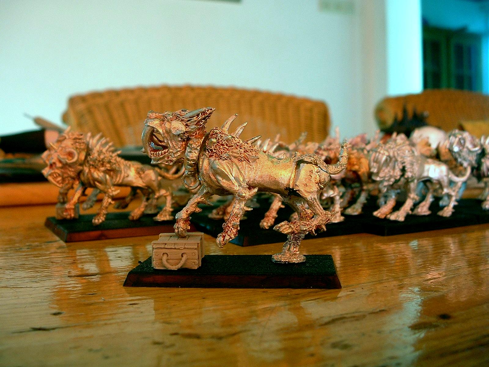 Daemons, Flesh Hound, Khorne, Work In Progress