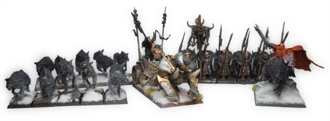 Chaos, Conversion, Snow, Warriors, Work In Progress